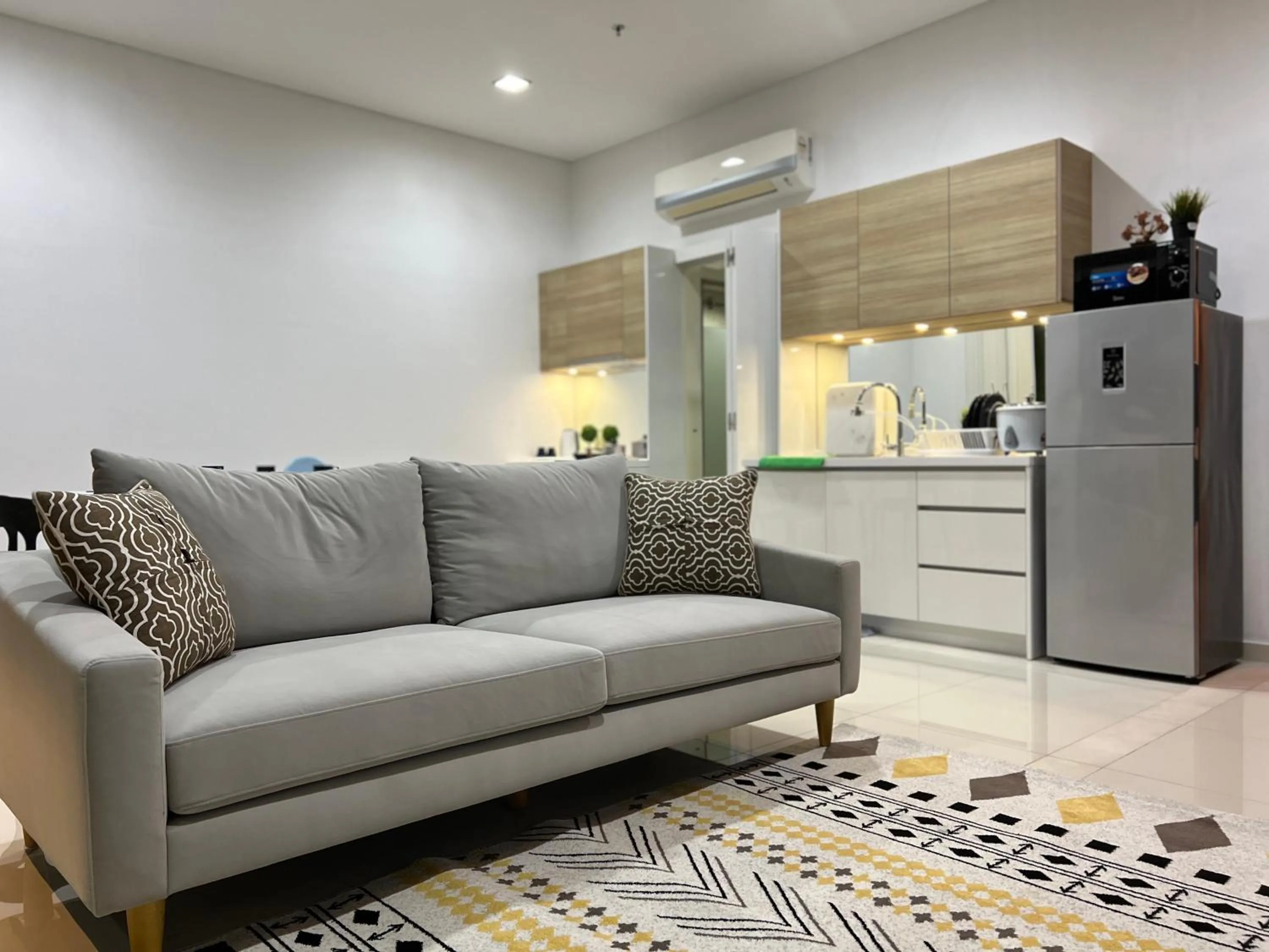 Living room in Plaza Arkadia Desa Parkcity by KLhomesweet