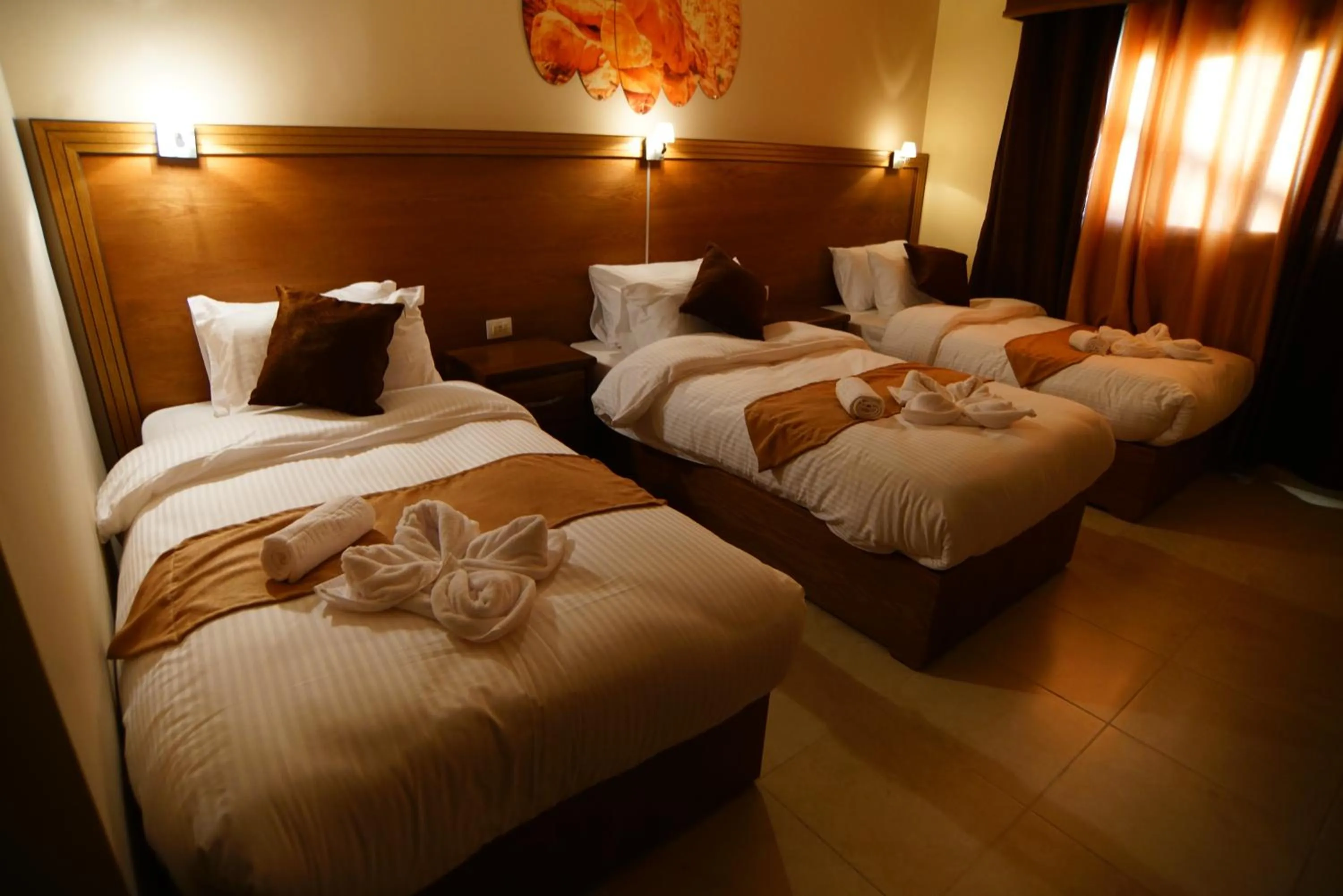 Photo of the whole room, Bed in Petra Aretas Hotel