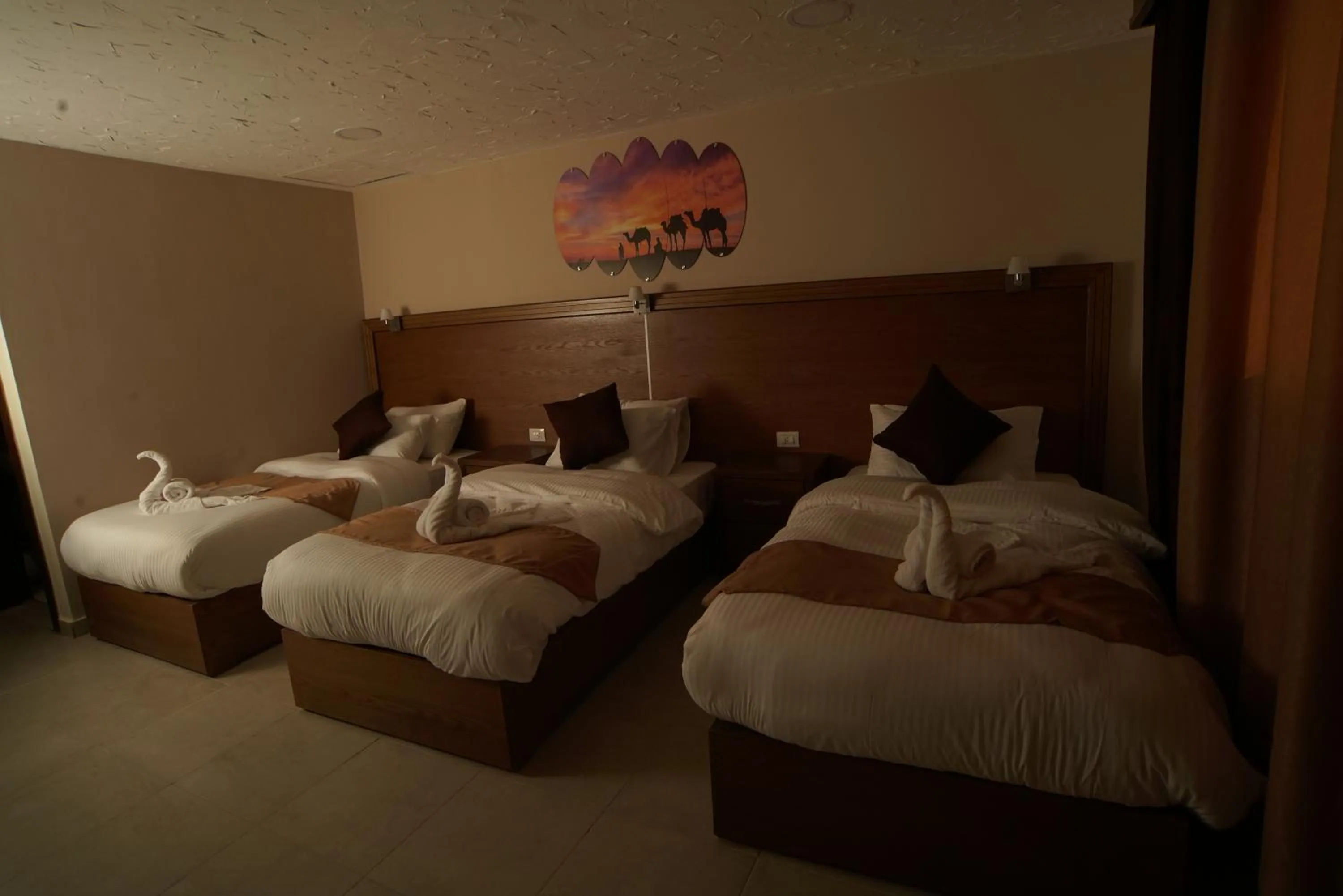 Photo of the whole room, Bed in Petra Aretas Hotel