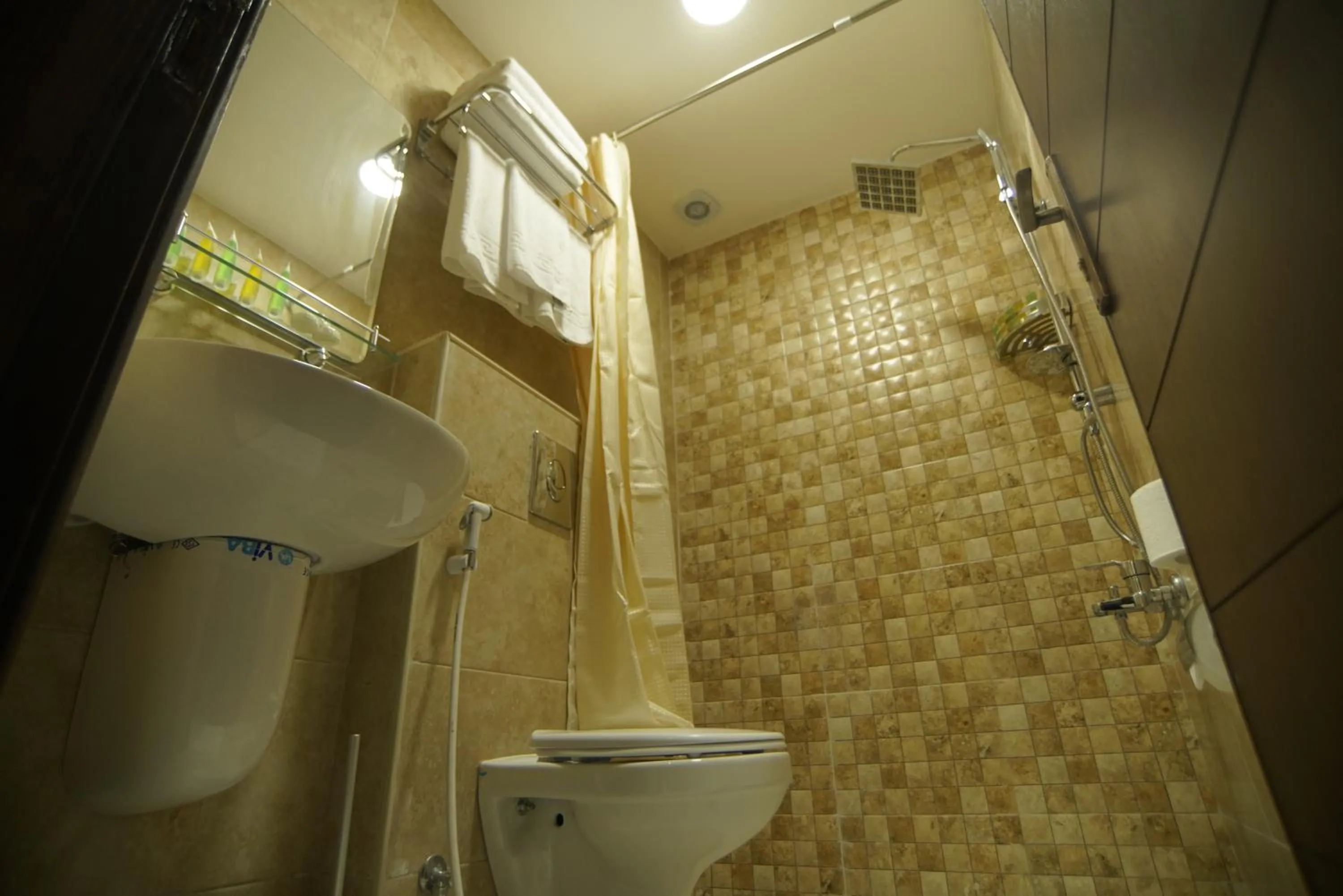 Bathroom in Petra Aretas Hotel