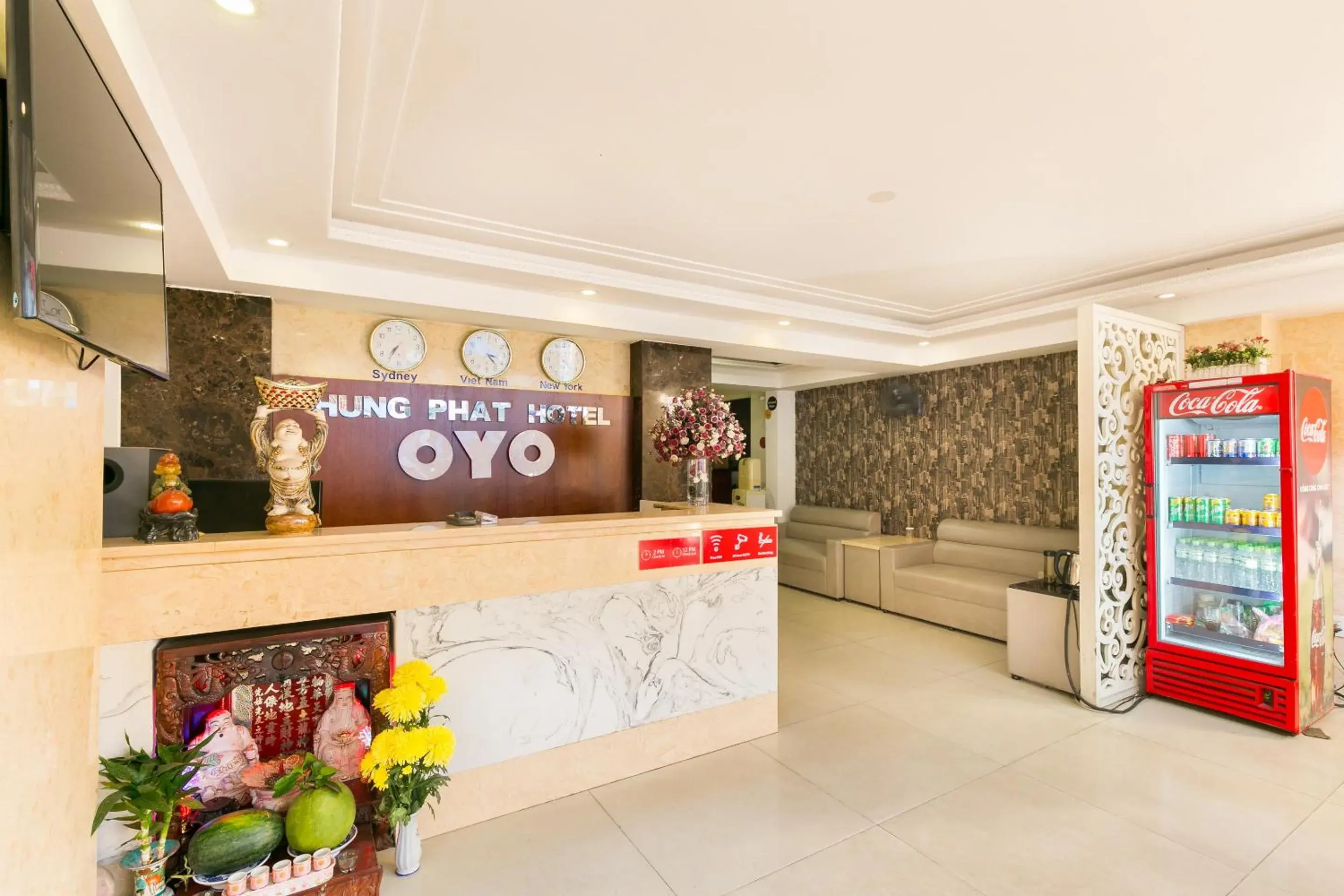 Lobby or reception in Hung Phat Hotel - Trung Son Lobby or reception in Hung Phat Hotel - Trung Son