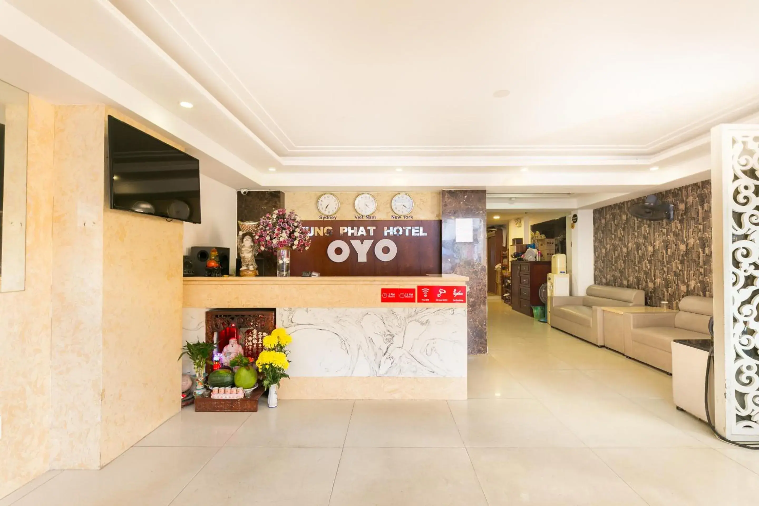 Lobby or reception in Hung Phat Hotel - Trung Son Lobby or reception in Hung Phat Hotel - Trung Son