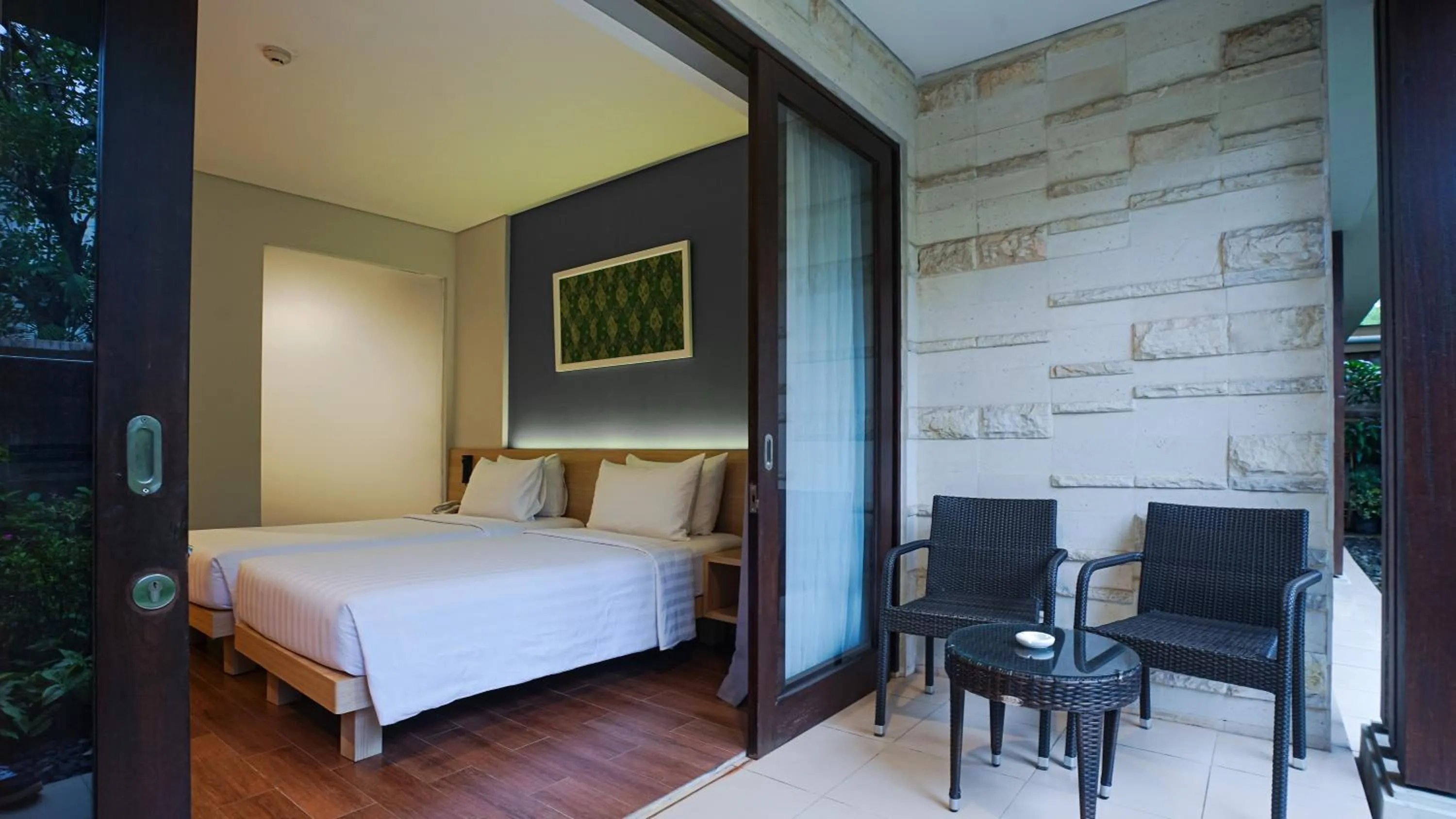Bed in Grand Whiz Hotel Nusa Dua Bali
