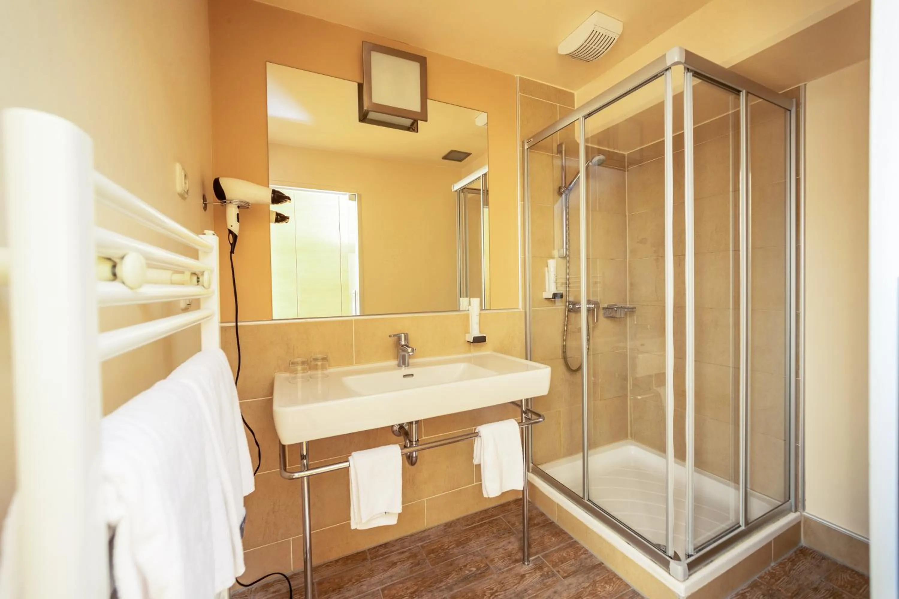 Shower in Hotel-Restaurant Allmer