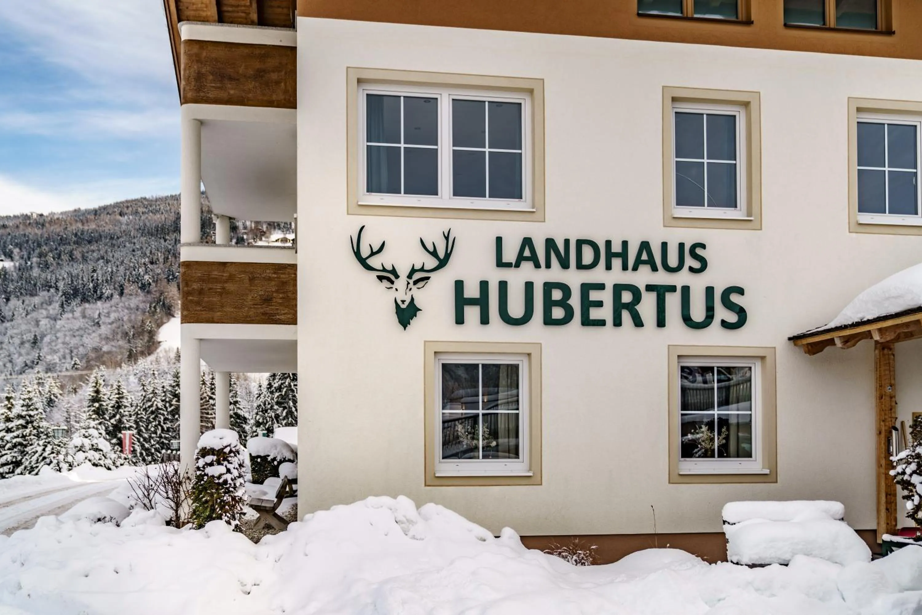 Property building in Landhaus Hubertus Wellness & Breakfast