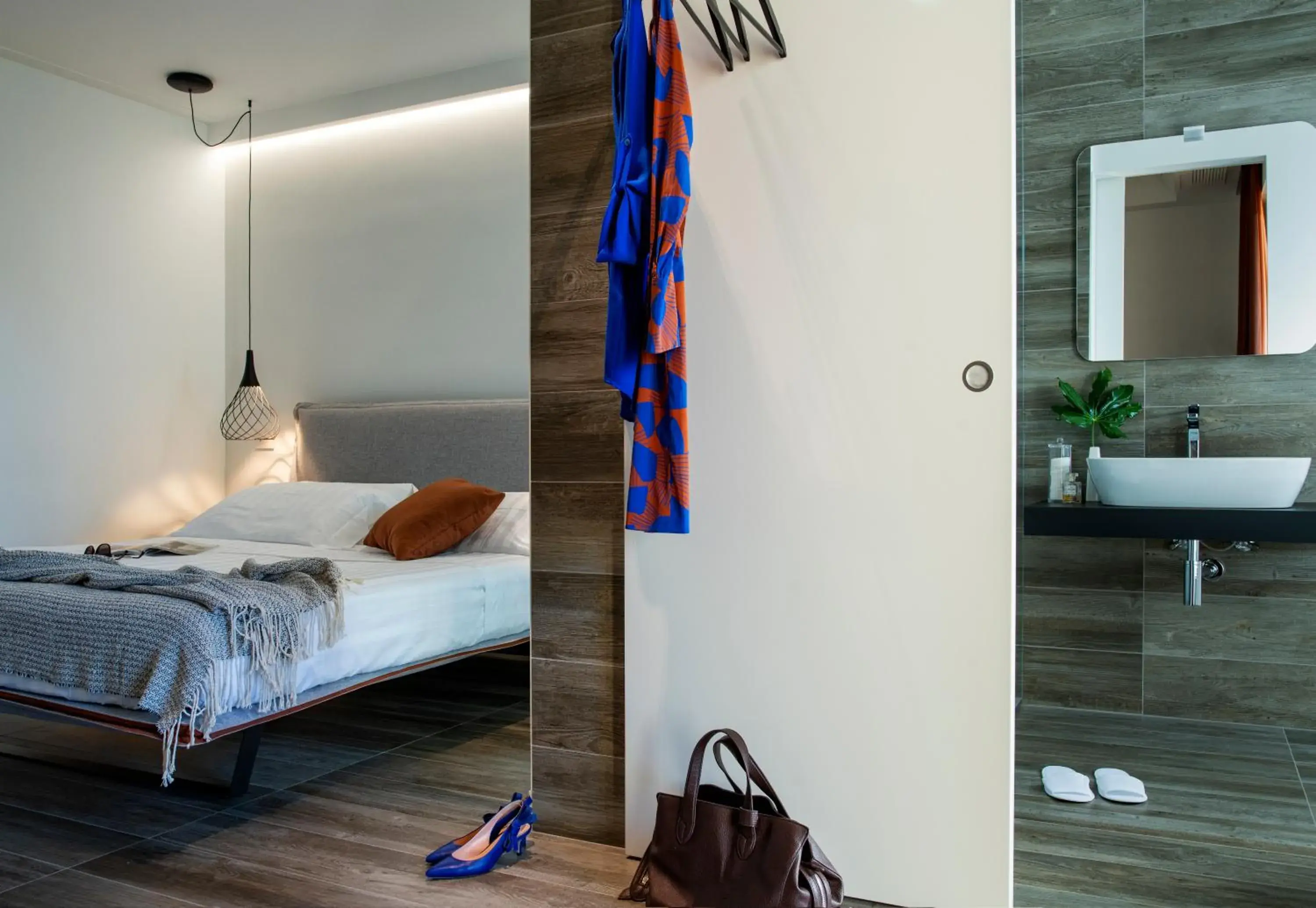 Bed in La Fucina di Vulcano Bed in La Fucina di Vulcano