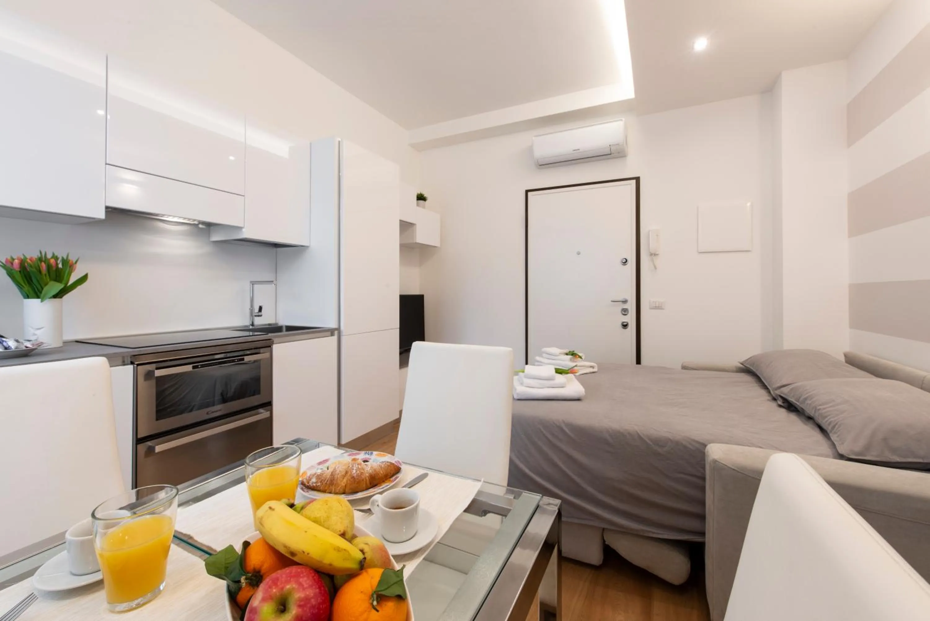 Bed in BnButler Friuli, 24 - Porta Romana Apartment