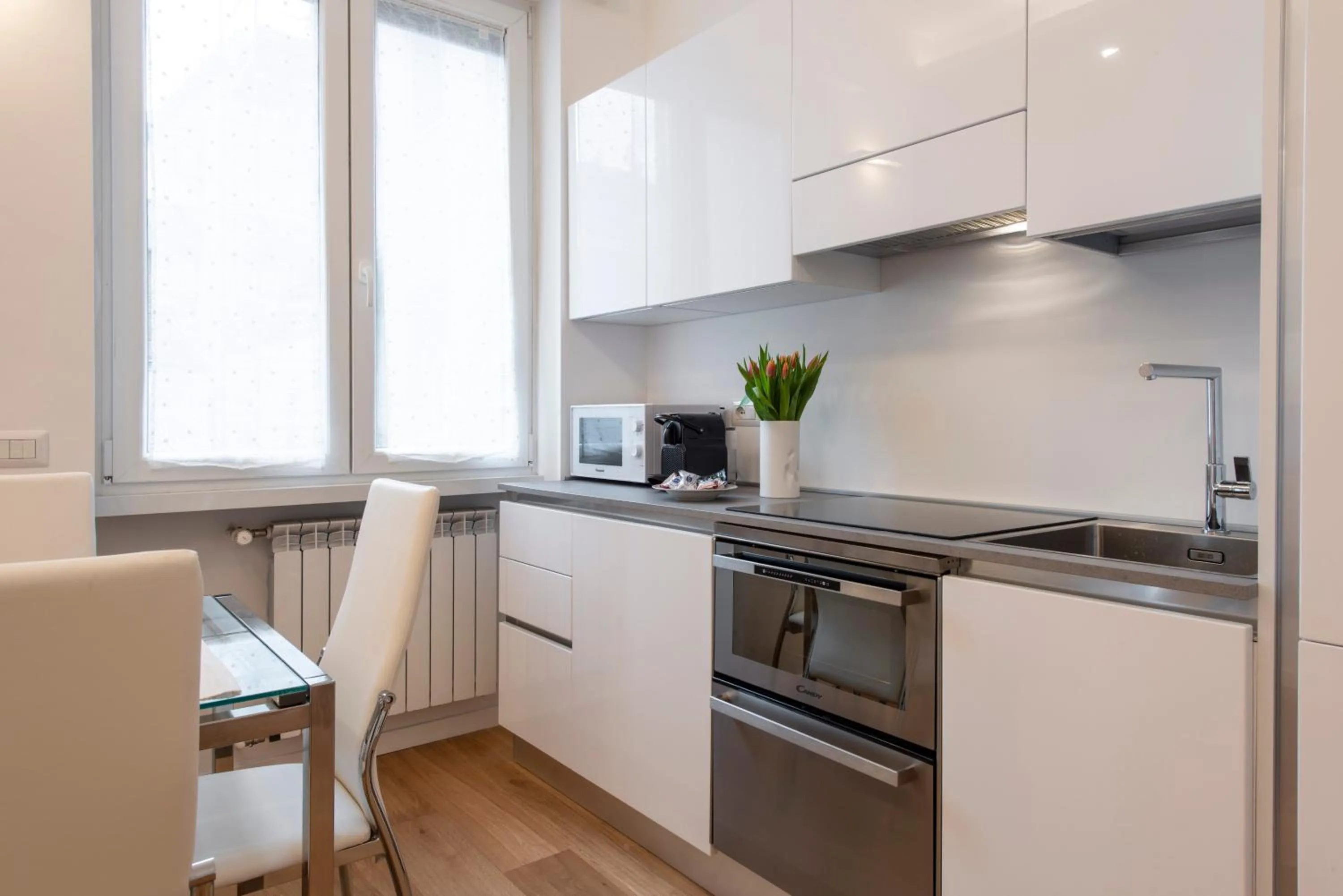Kitchen or kitchenette in BnButler Friuli, 24 - Porta Romana Apartment