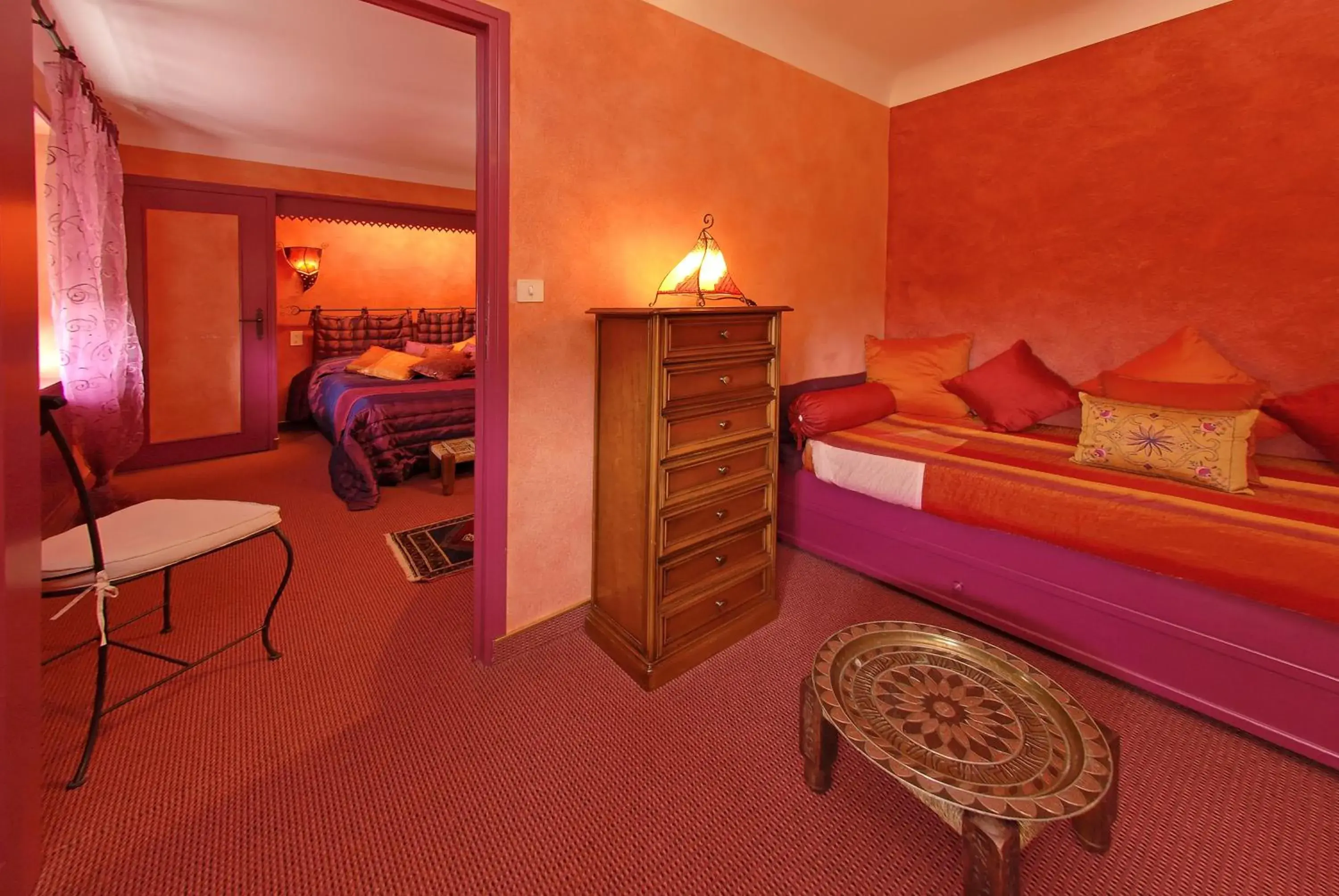 Double Room in Hotel Le Rocher Blanc Double Room in Hotel Le Rocher Blanc