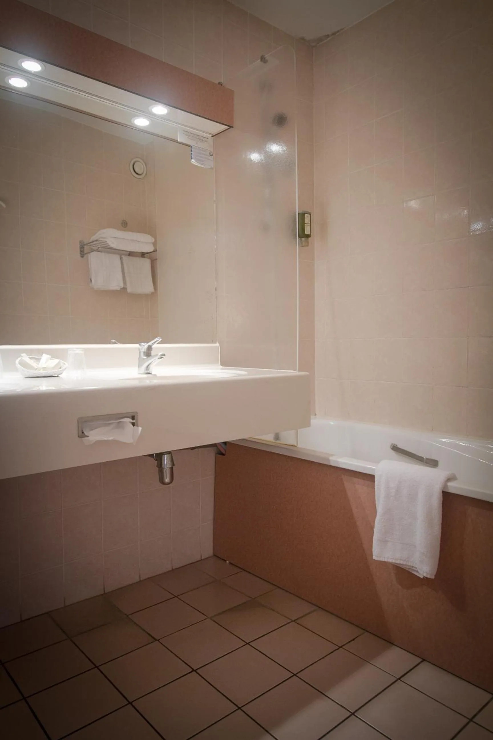 Bathroom in Logis L'Ermitage Hôtel & Restaurant