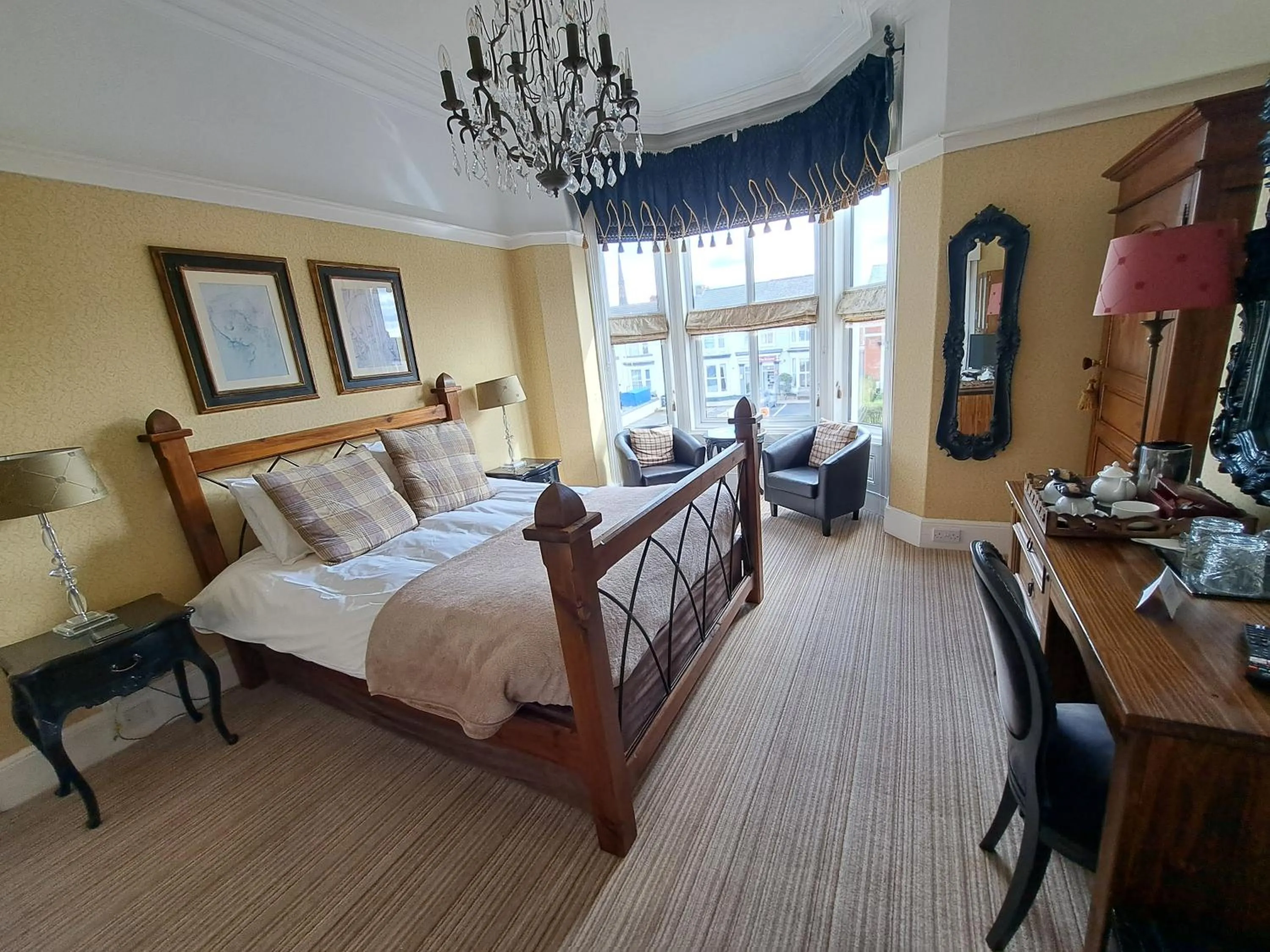 Bed in The Ambassador Townhouse