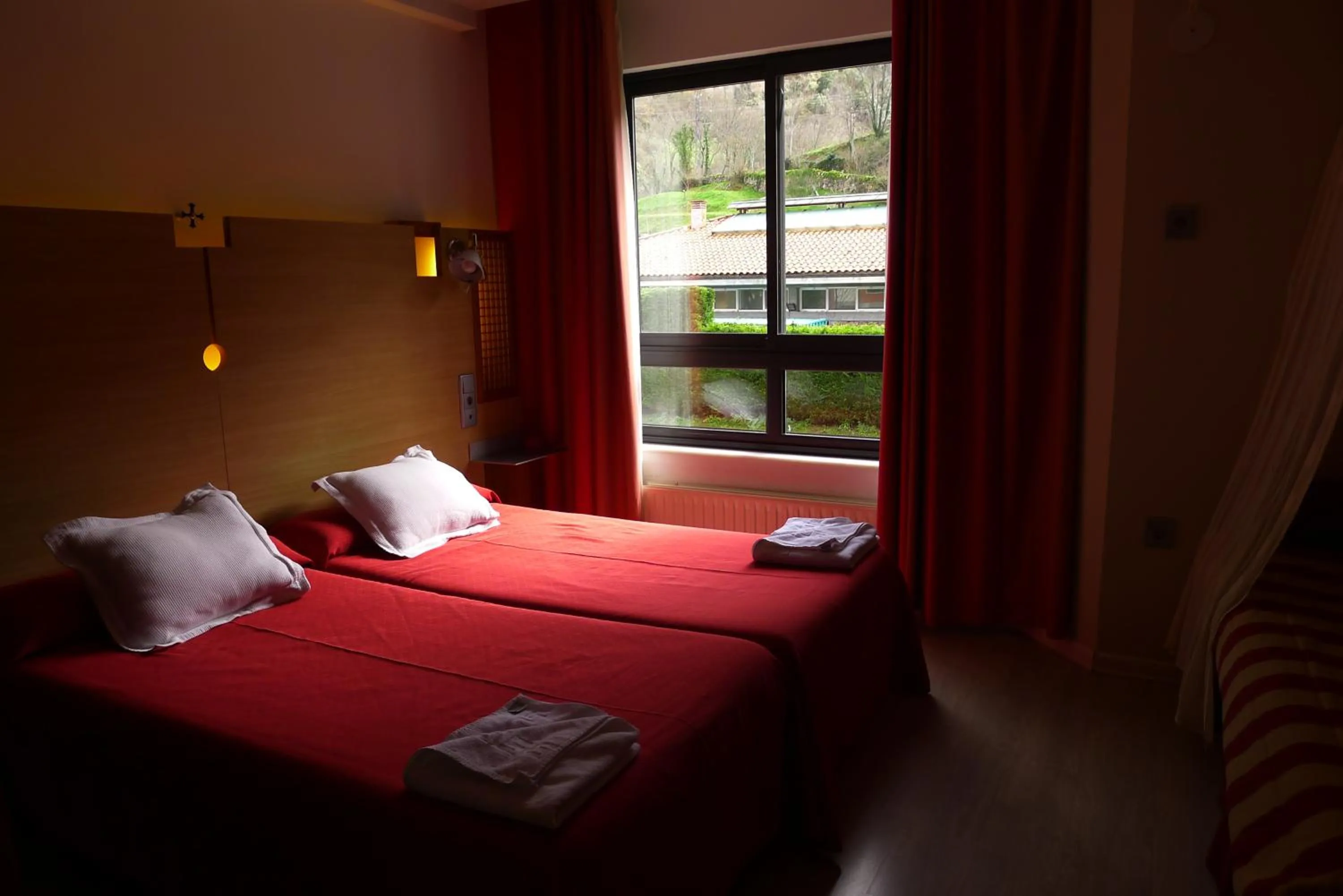 Bed in Hotel Castillo del Alba
