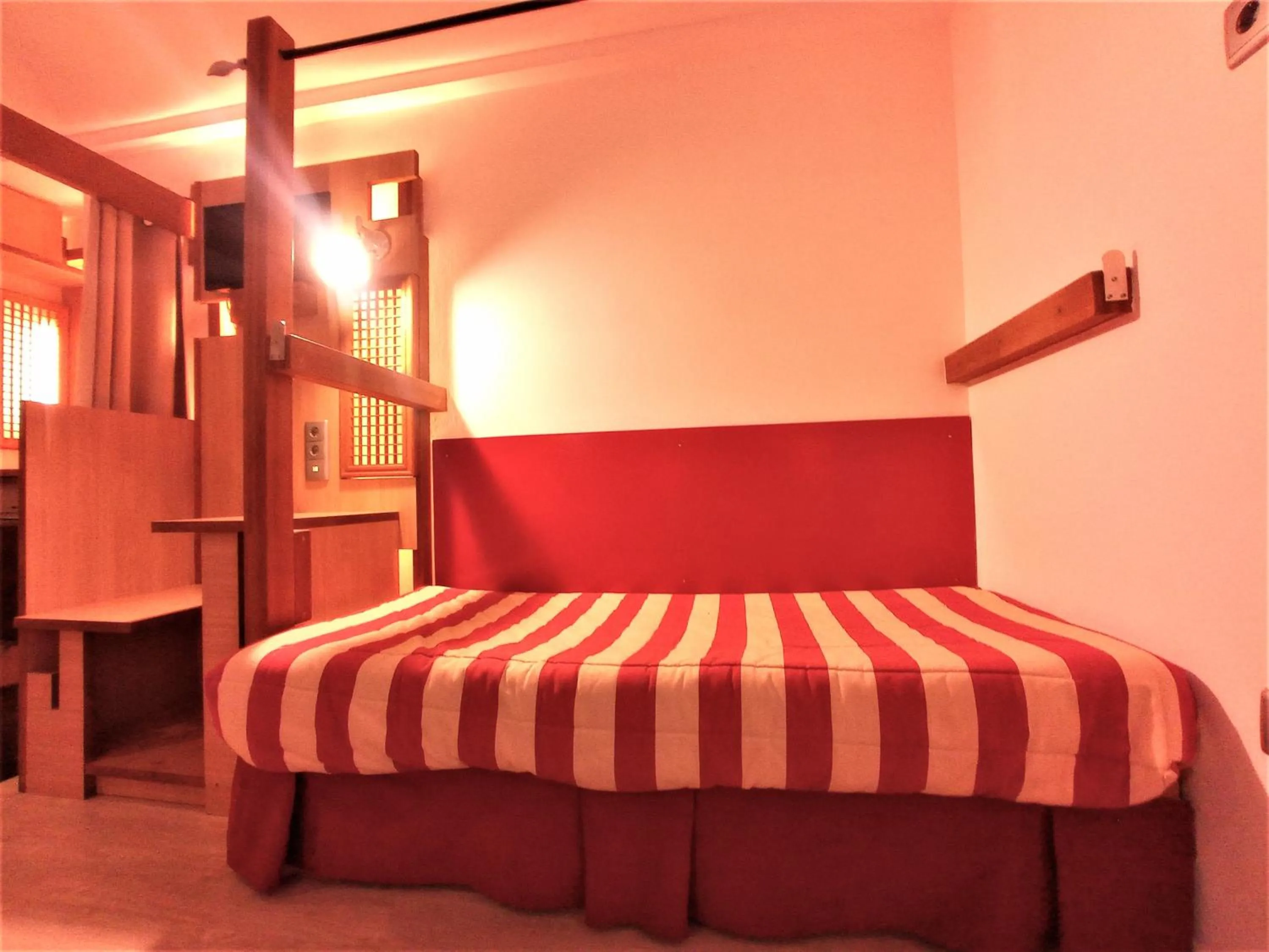 Bed in Hotel Castillo del Alba