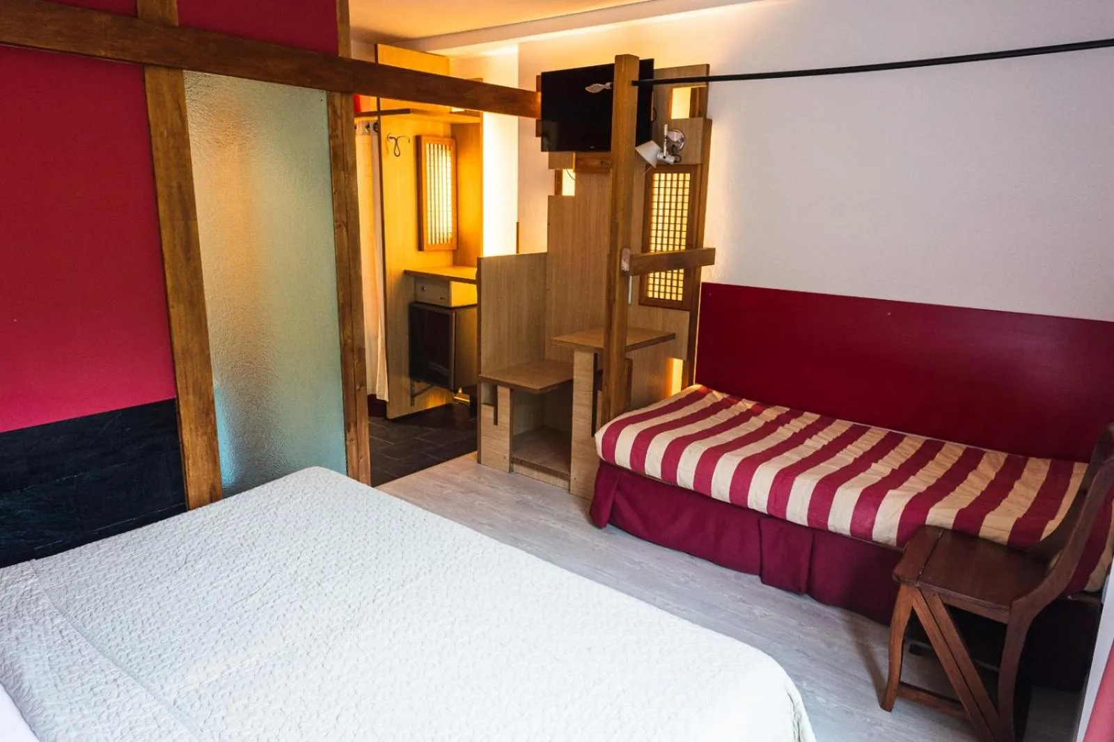 Bed in Hotel Castillo del Alba