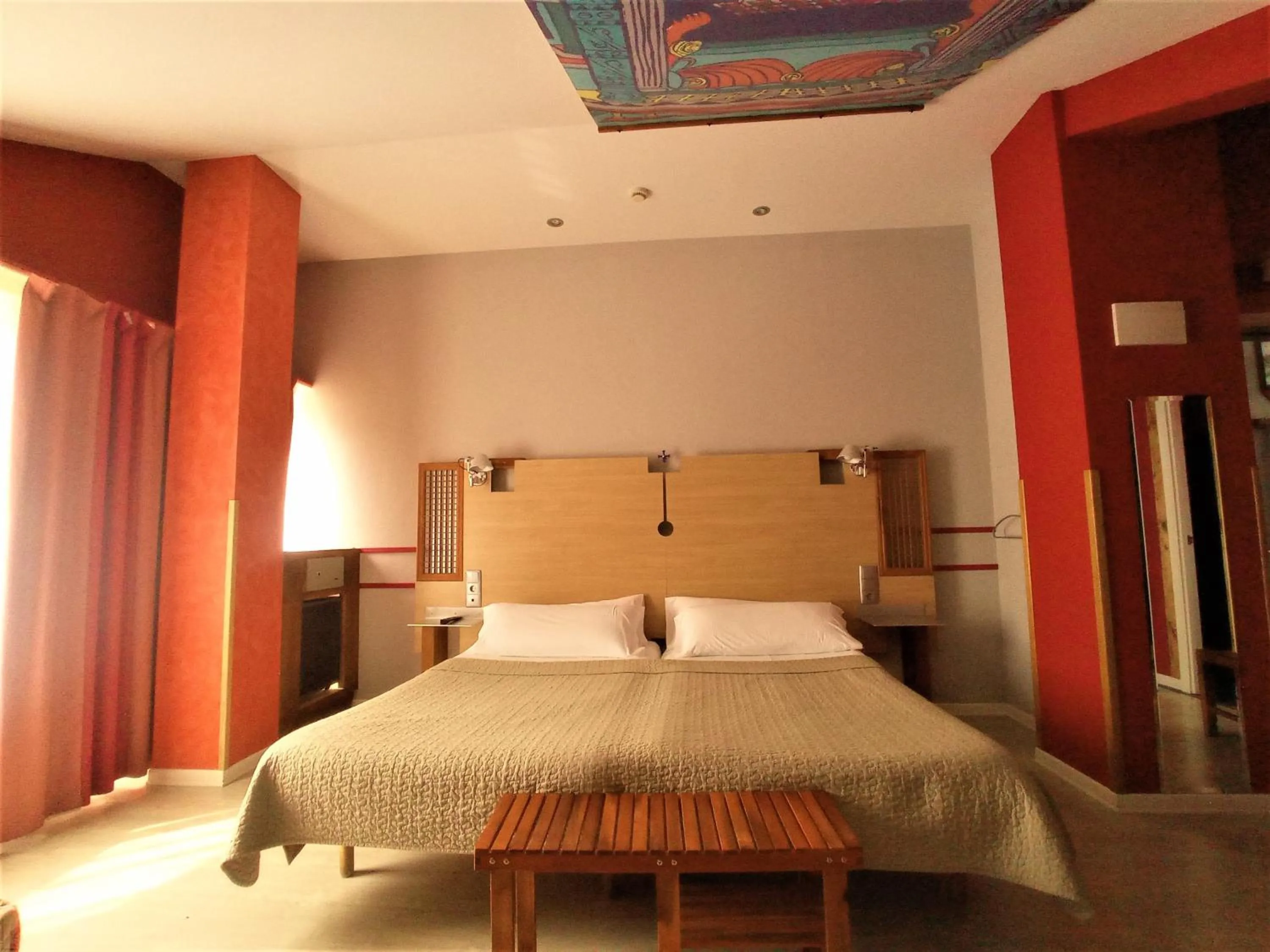 Bed in Hotel Castillo del Alba