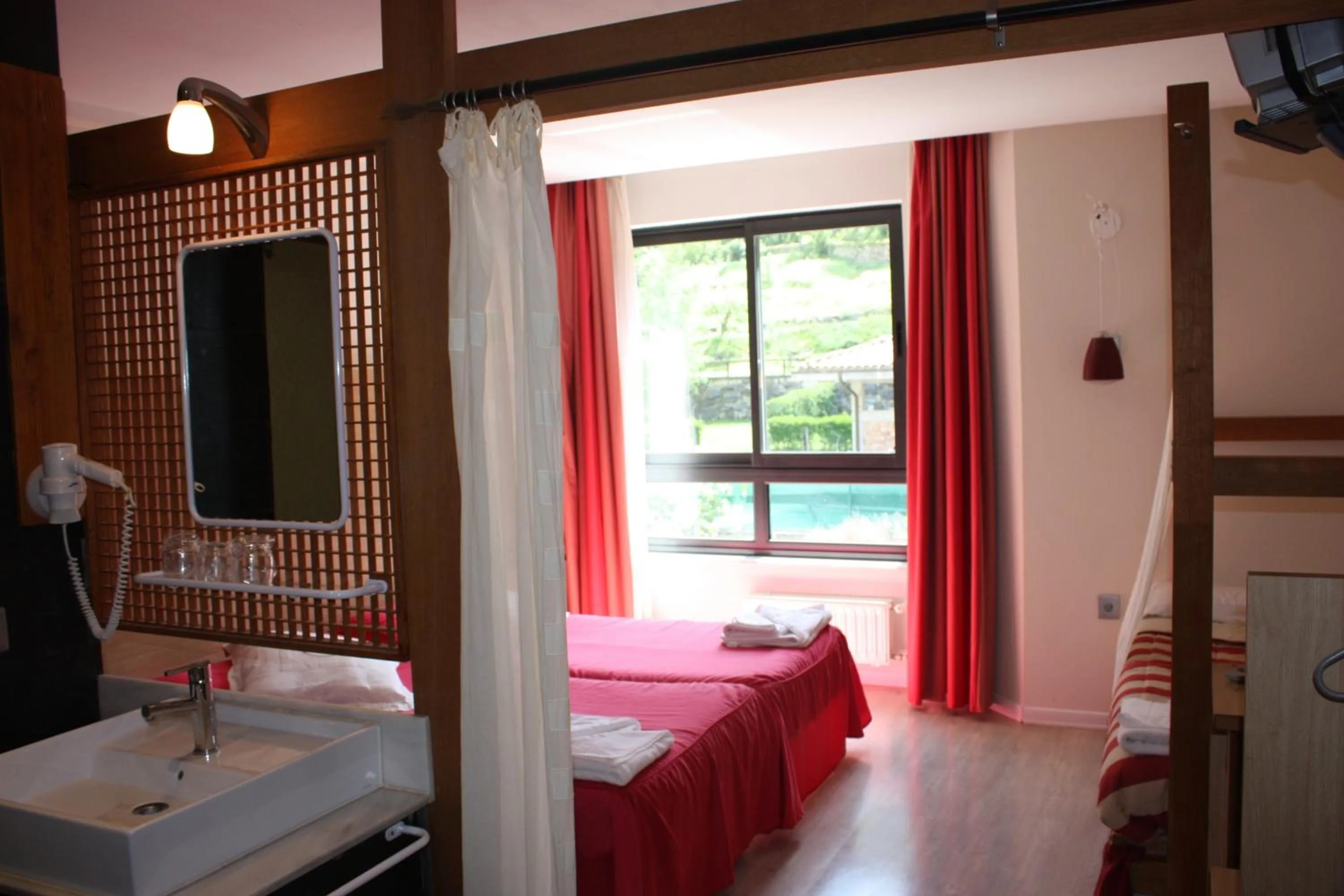 Bed in Hotel Castillo del Alba
