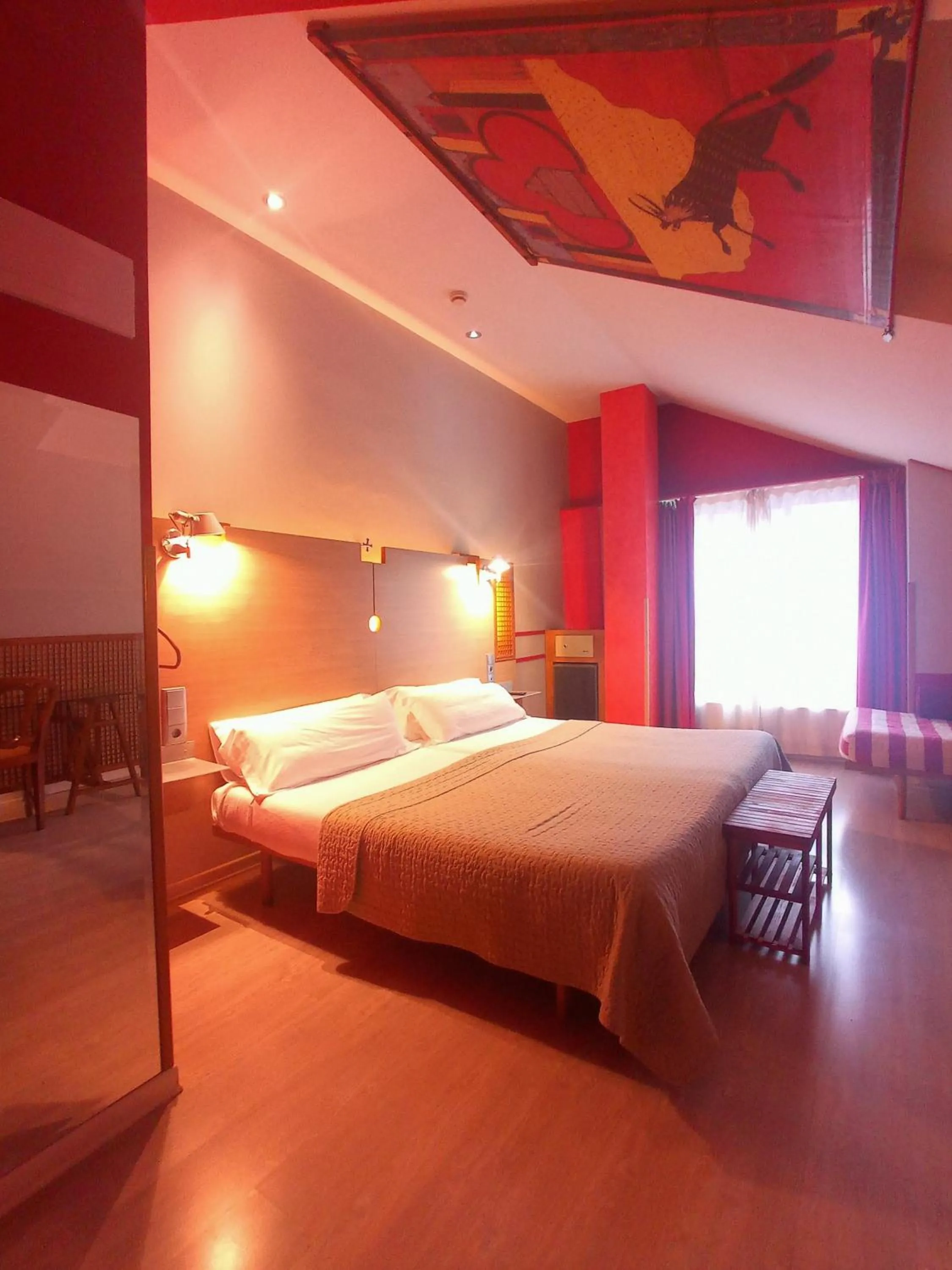 Bed in Hotel Castillo del Alba