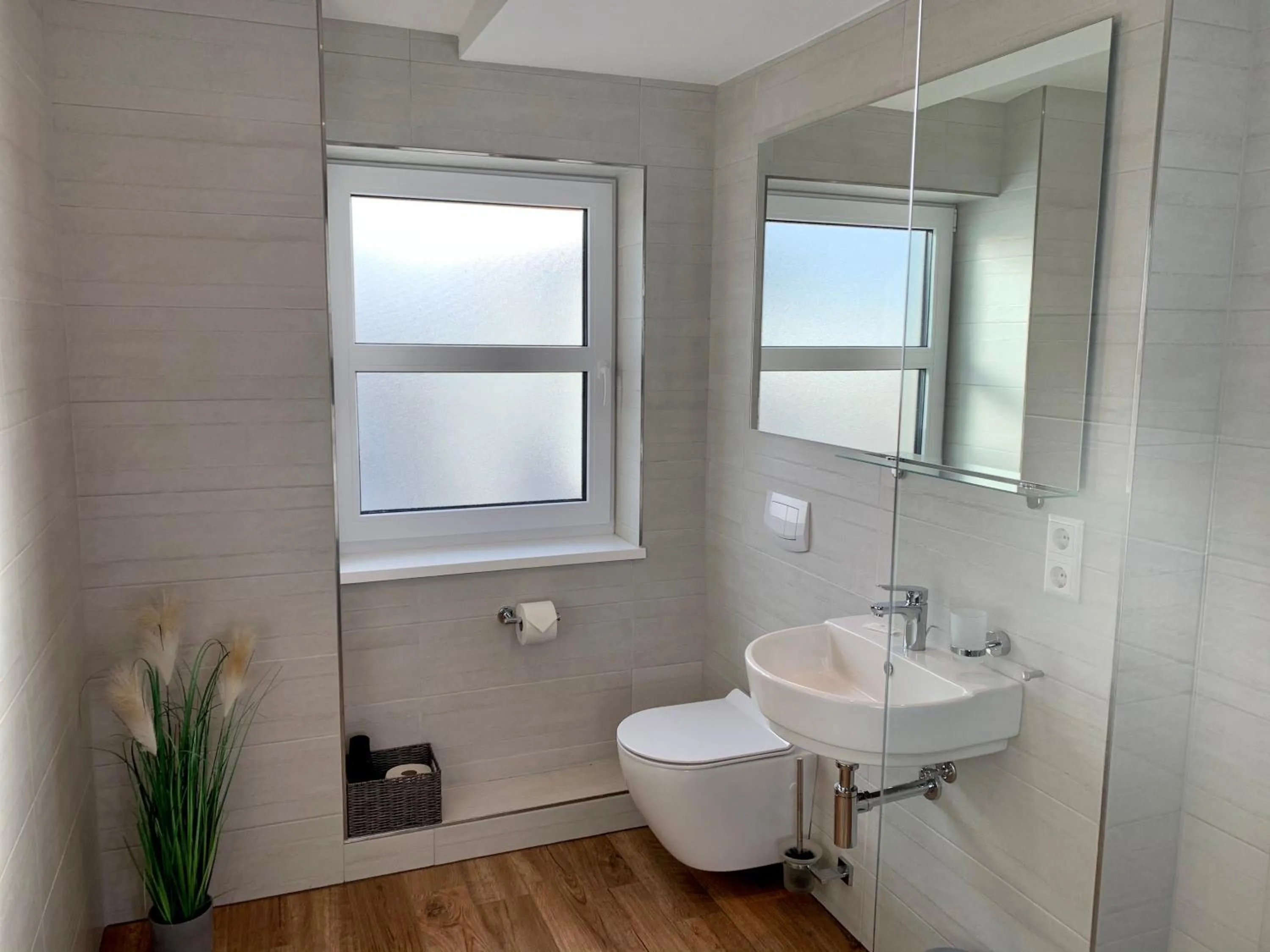 Bathroom in Hotel Sleep & Dream Nähe Europa Park und Rulantica