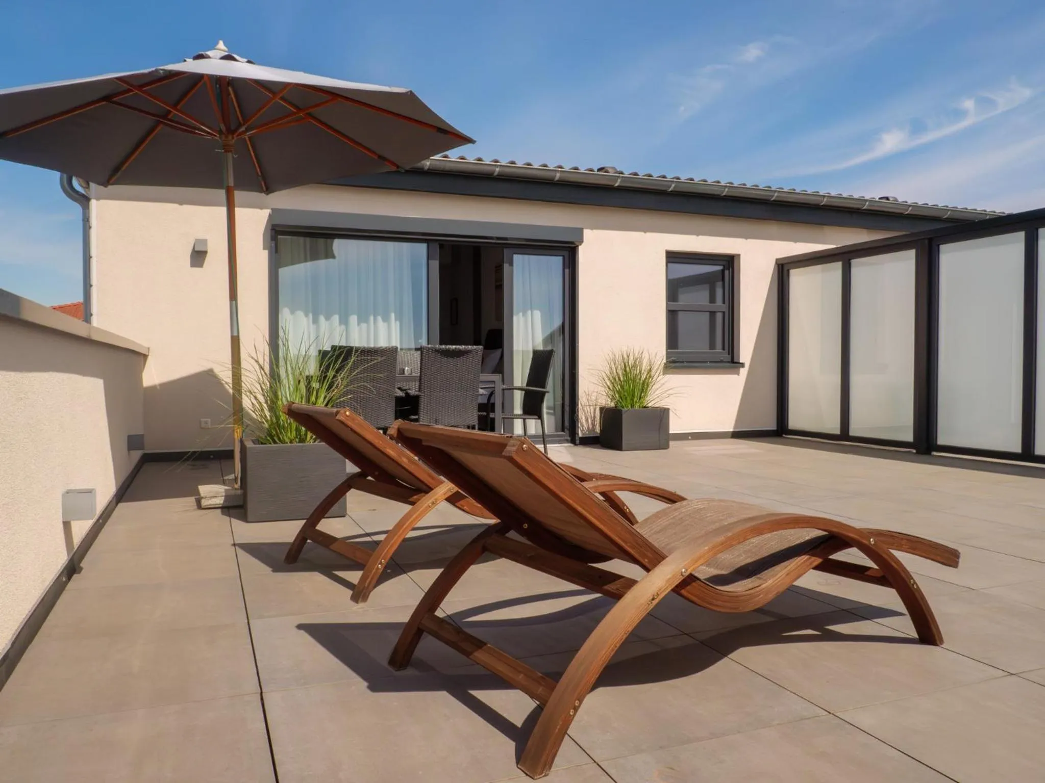 Balcony/Terrace in Hotel Sleep & Dream Nähe Europa Park und Rulantica