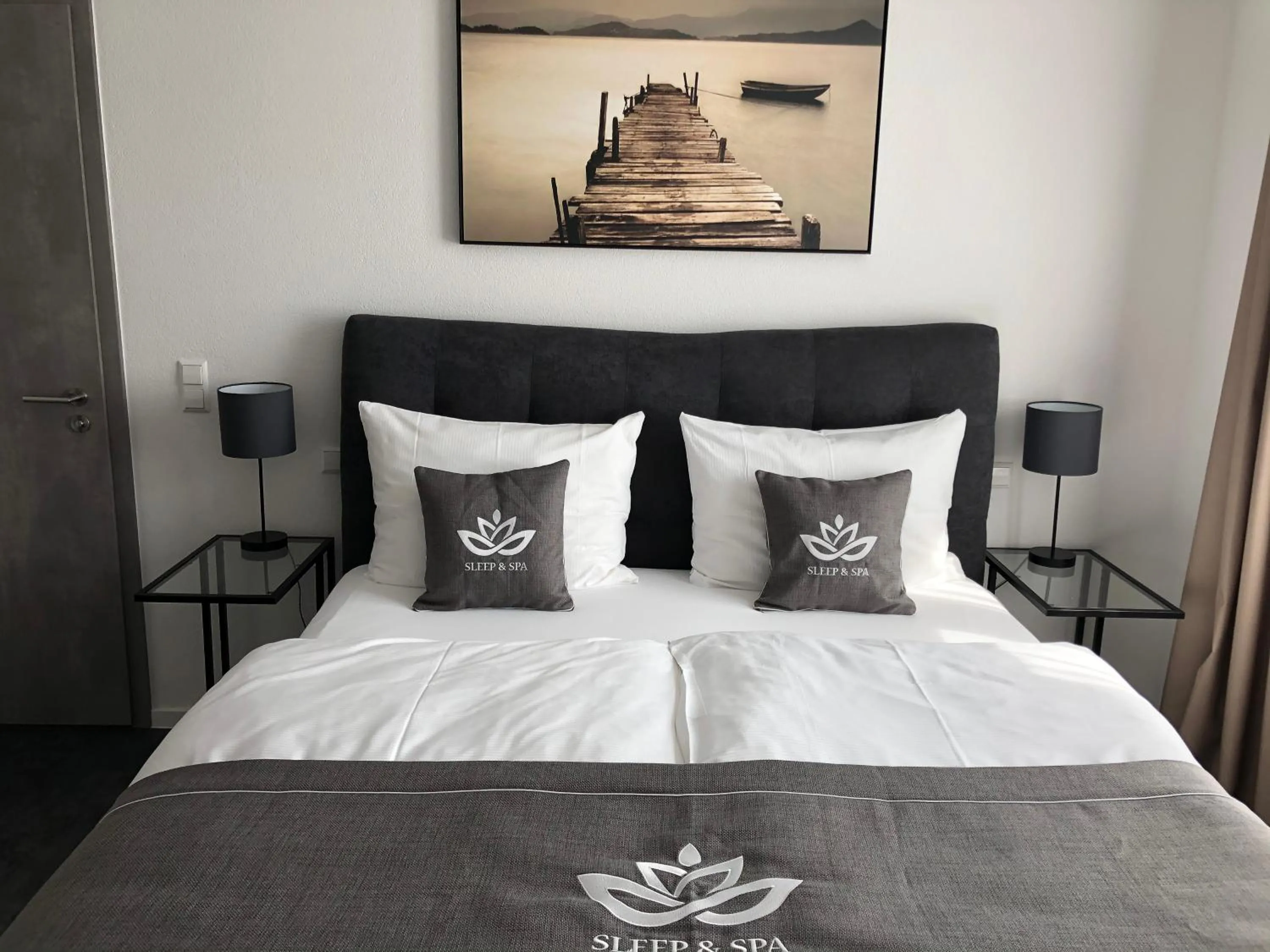 Bed in Hotel Sleep & Dream Nähe Europa Park und Rulantica