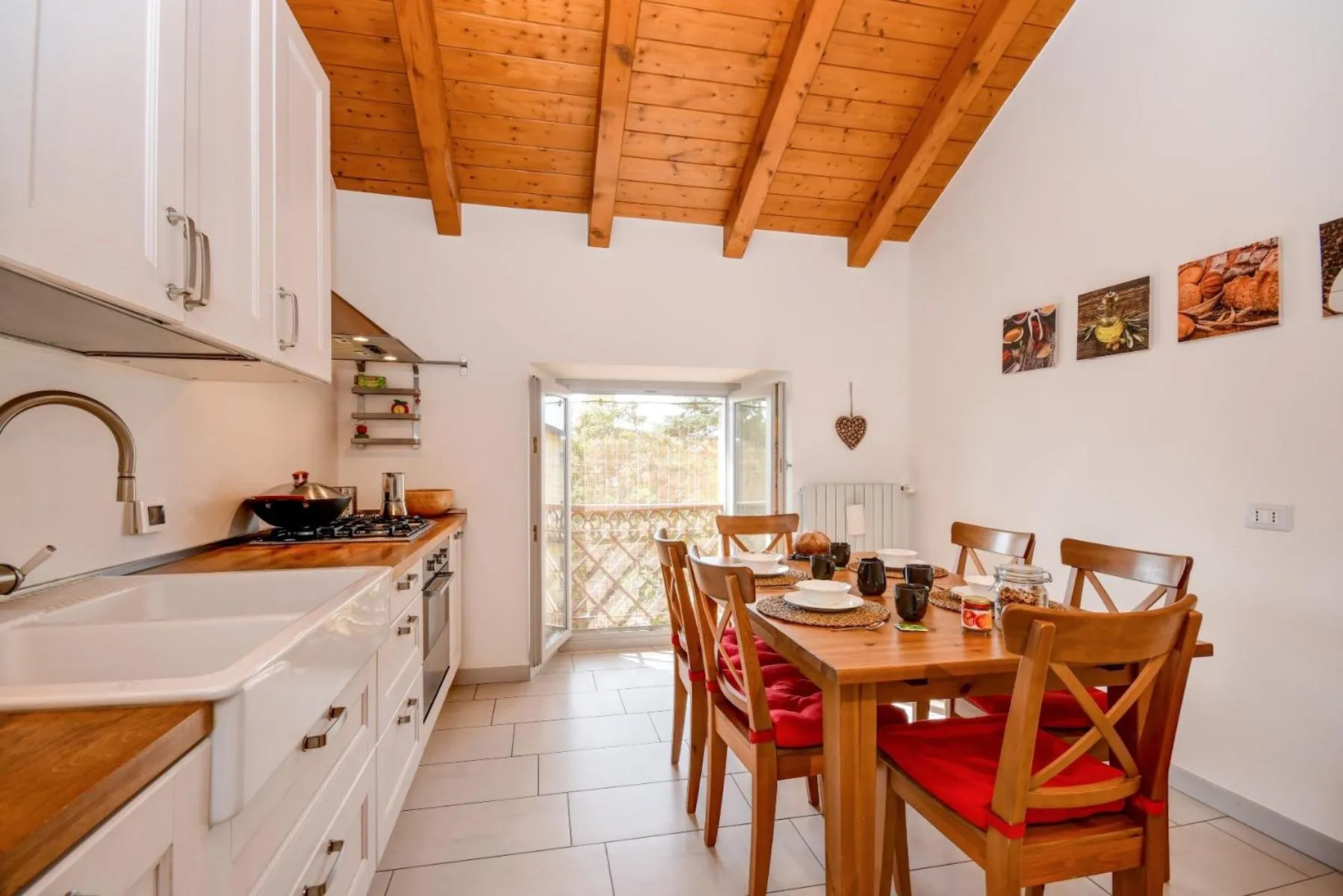 Kitchen or kitchenette in Al Ponte