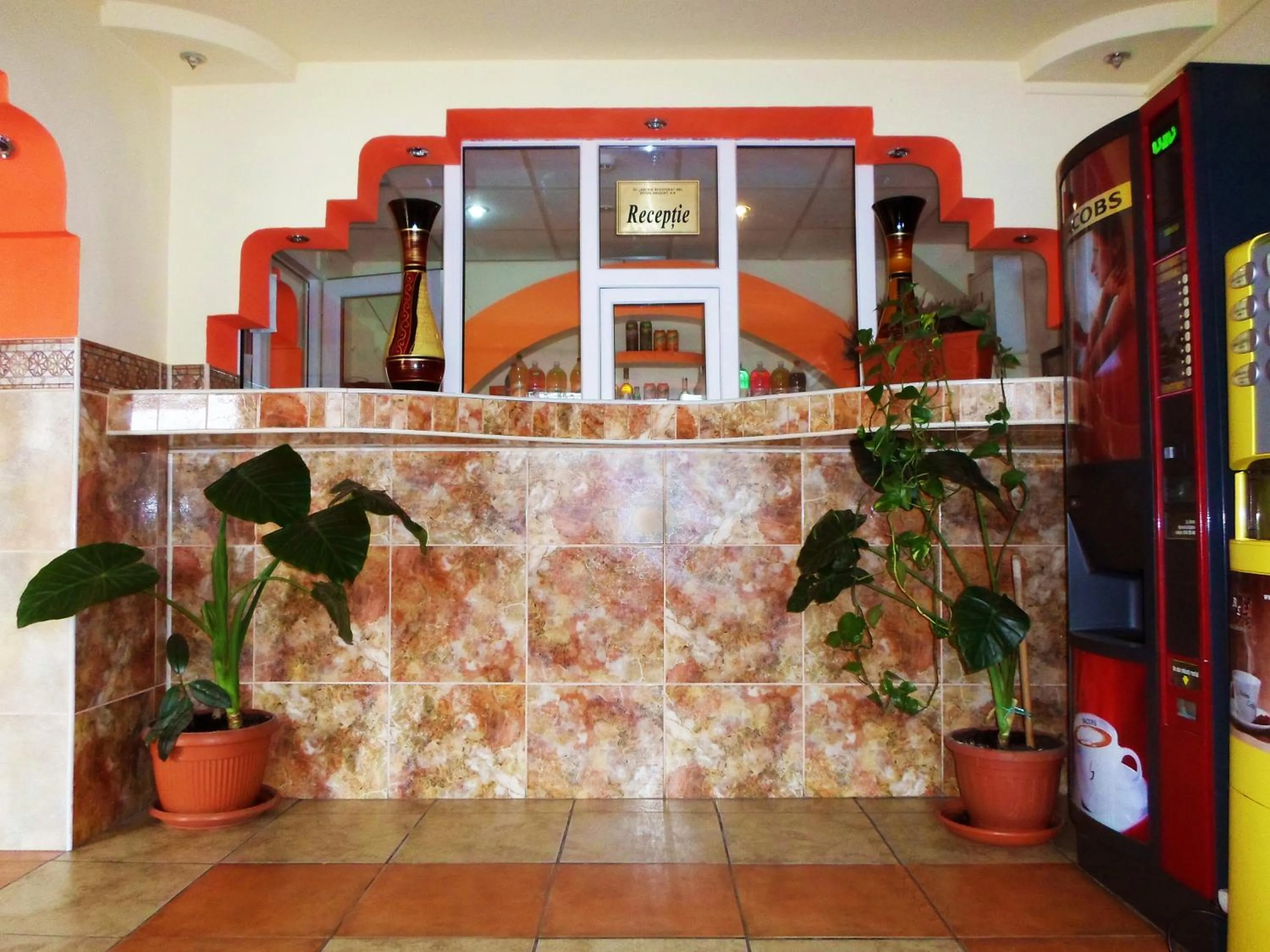 Lobby or reception in Hotel Orizont Suceava