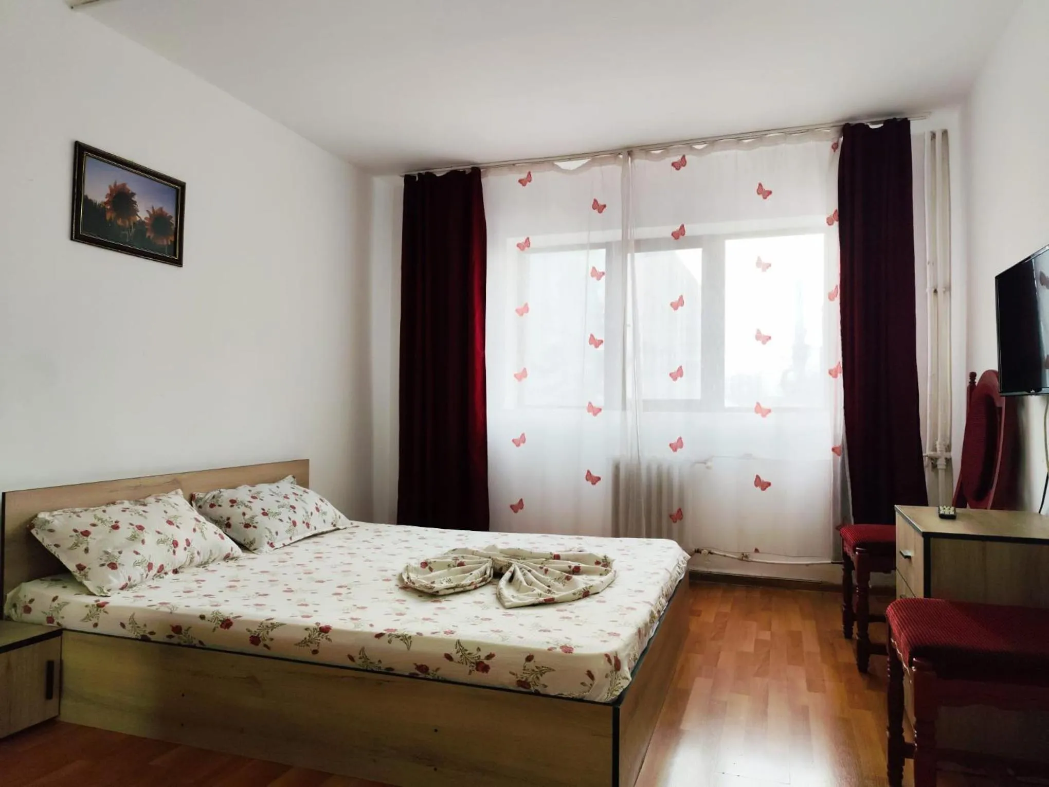 Bed in Hotel Orizont Suceava