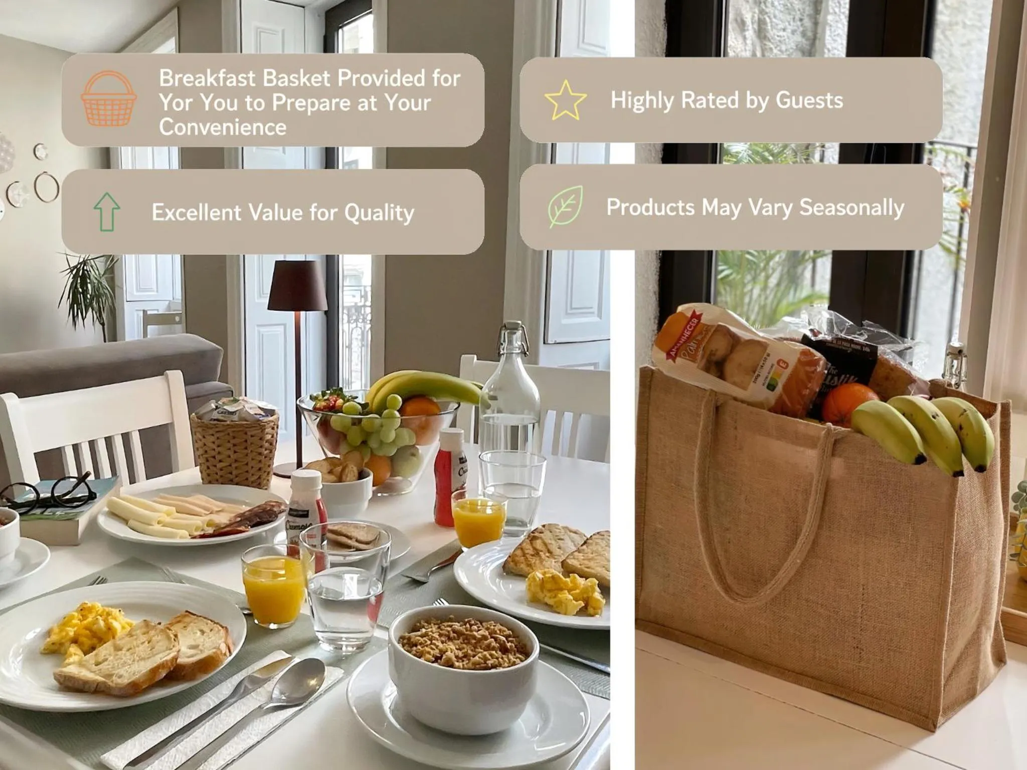 Breakfast in Look At Me - Serviced Lofts & Studios