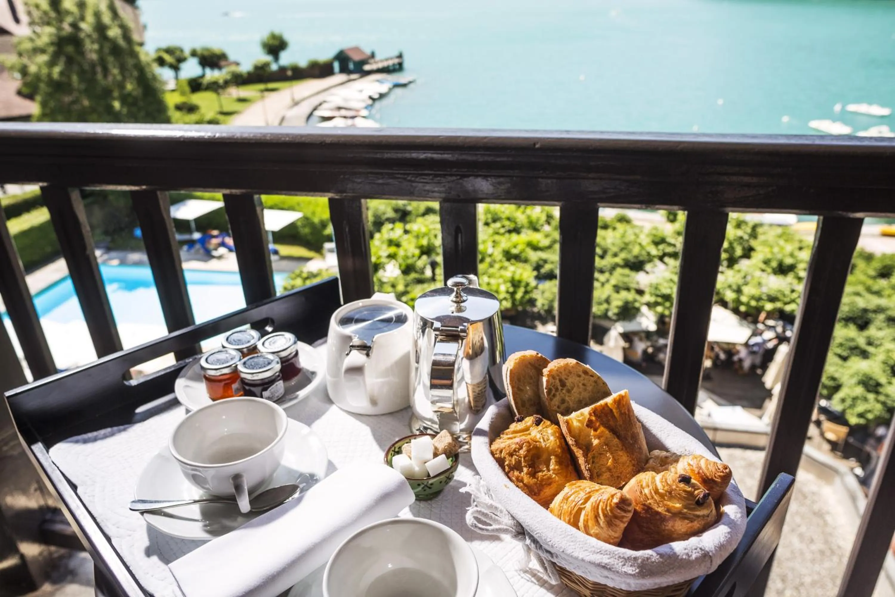 Breakfast in Hotel Le Cottage Bise