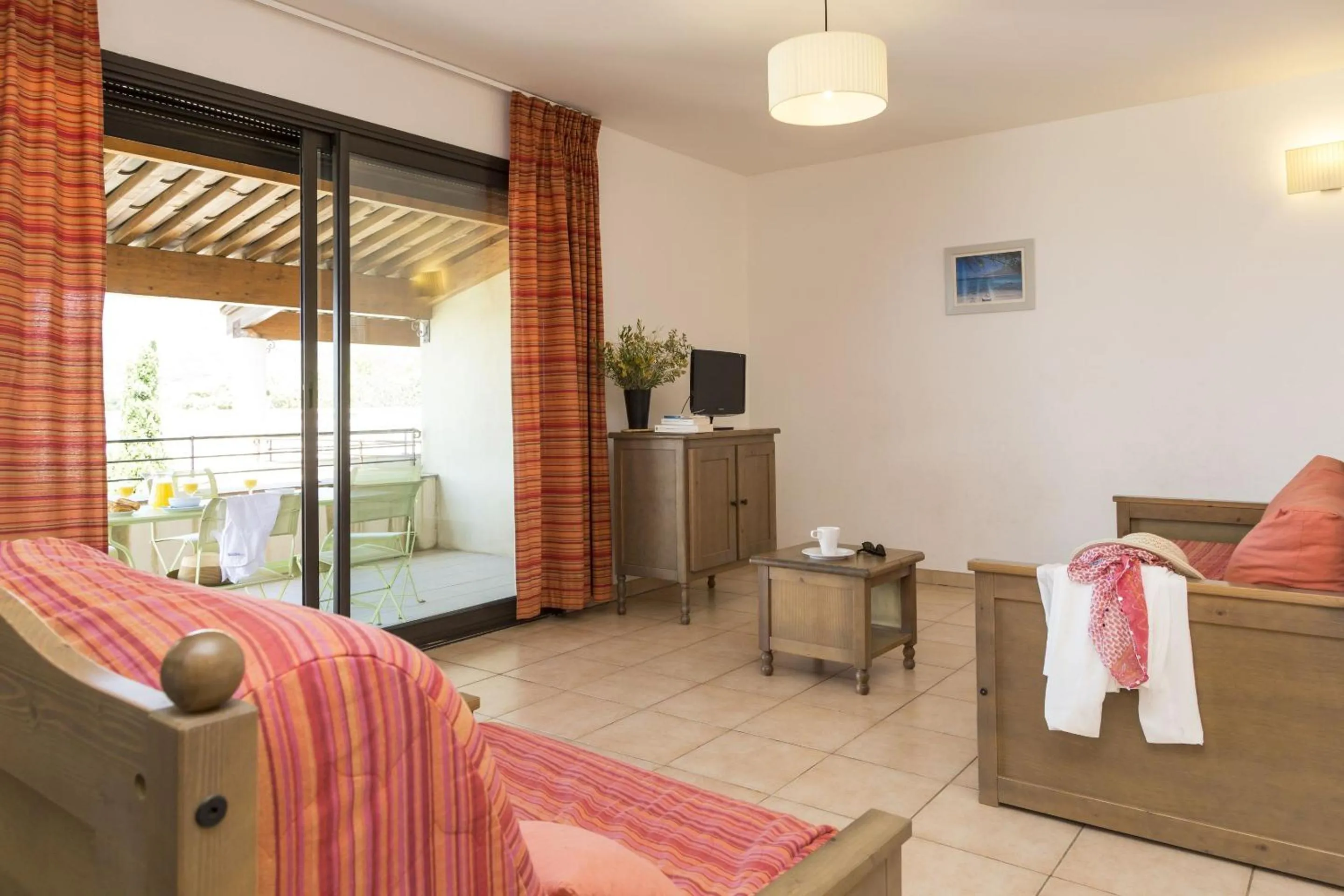 Living room in Résidence Odalys Les Hameaux de Capra Scorsa