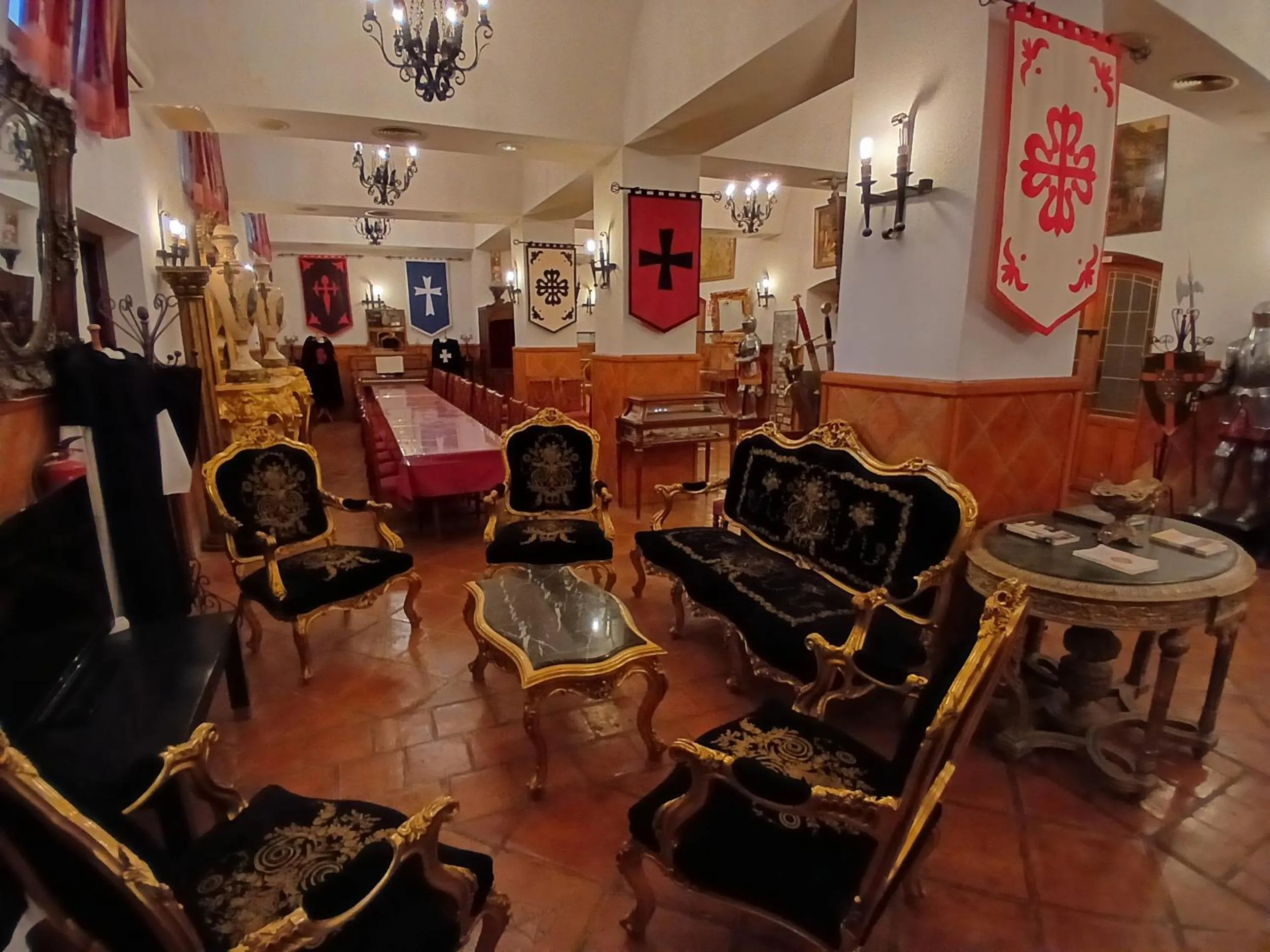 Lounge or bar in Hotel Rural Hospedería de los Calatravos