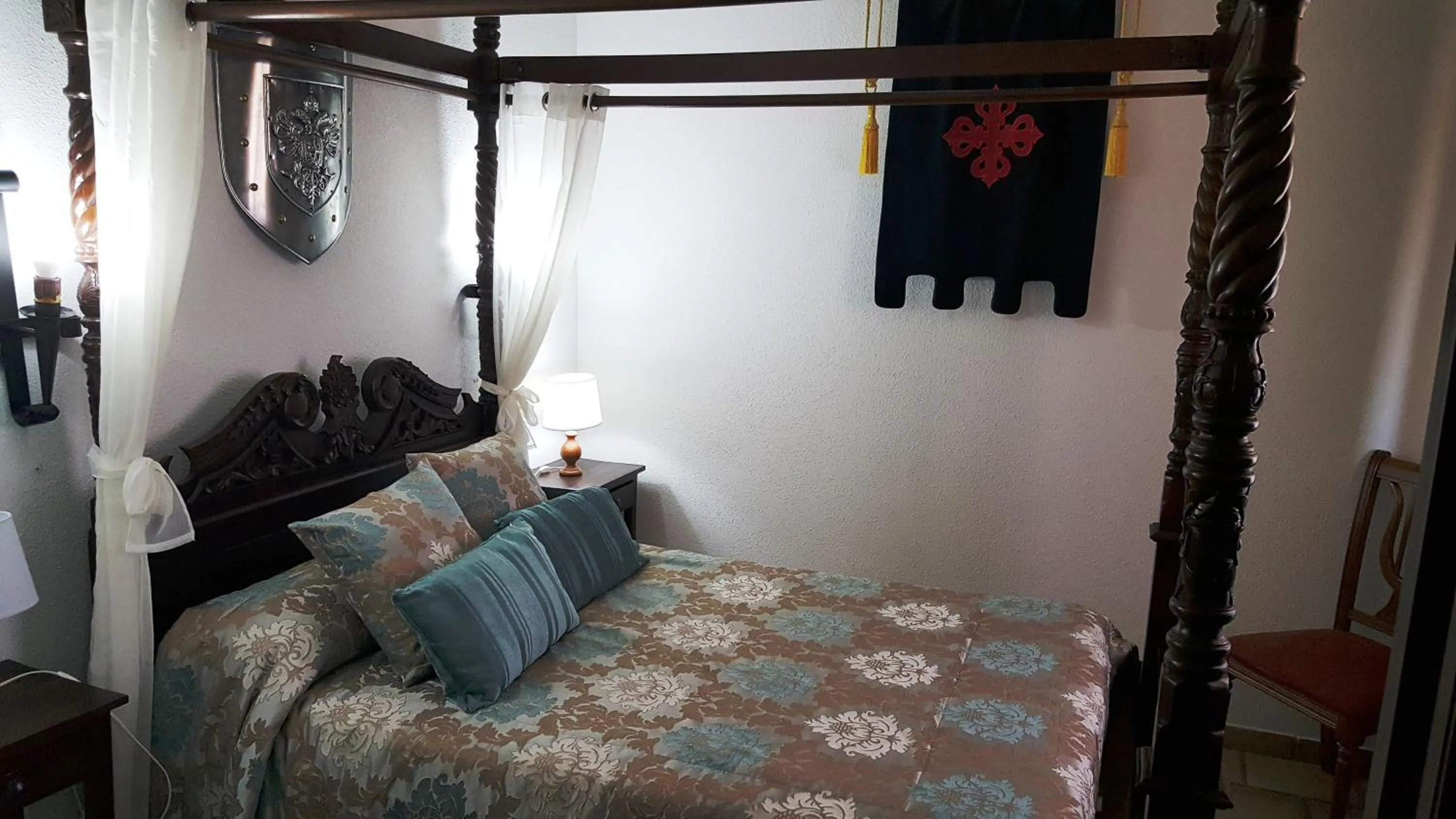 Bed in Hotel Rural Hospedería de los Calatravos