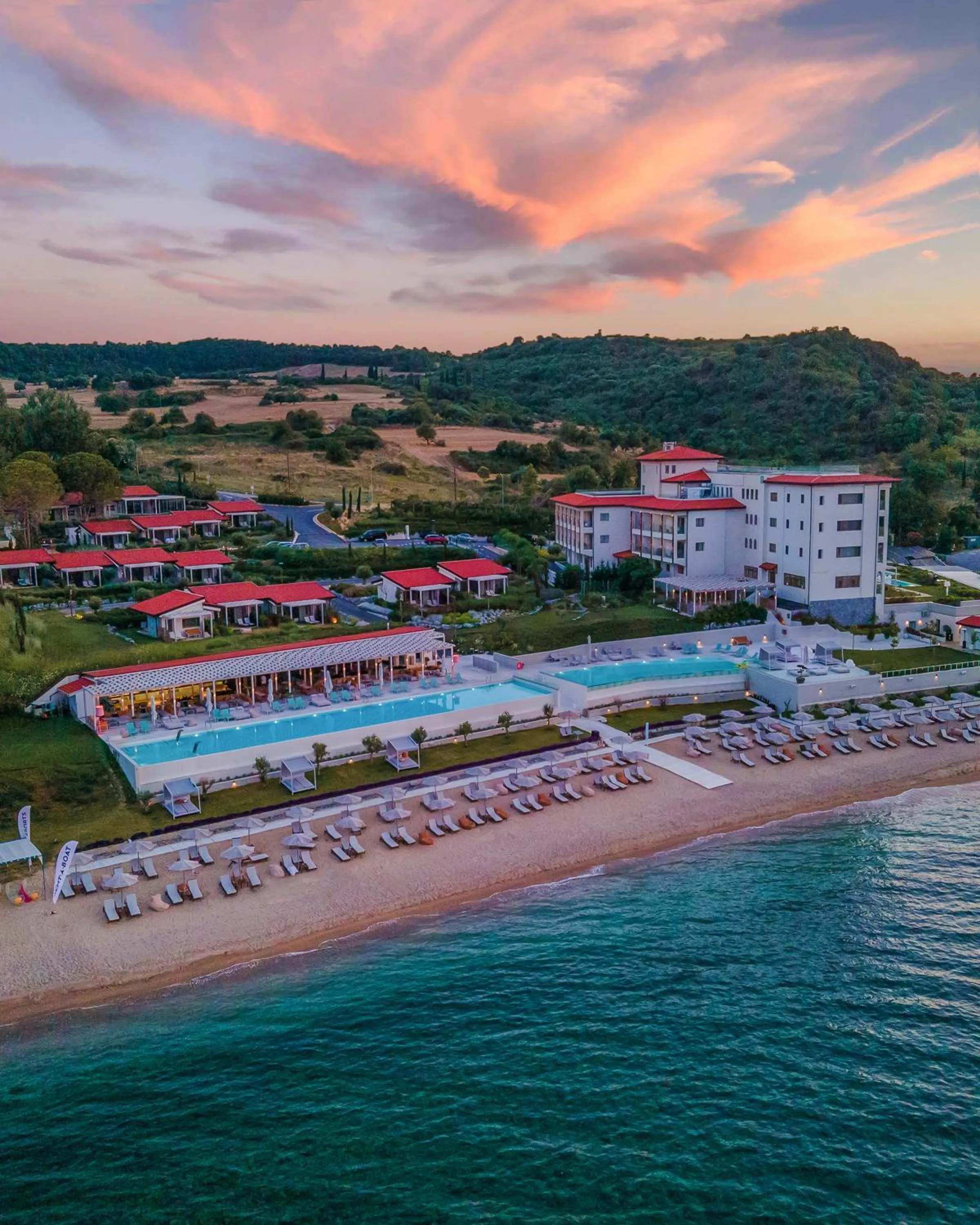 Bird's eye view in Mount Athos Resort