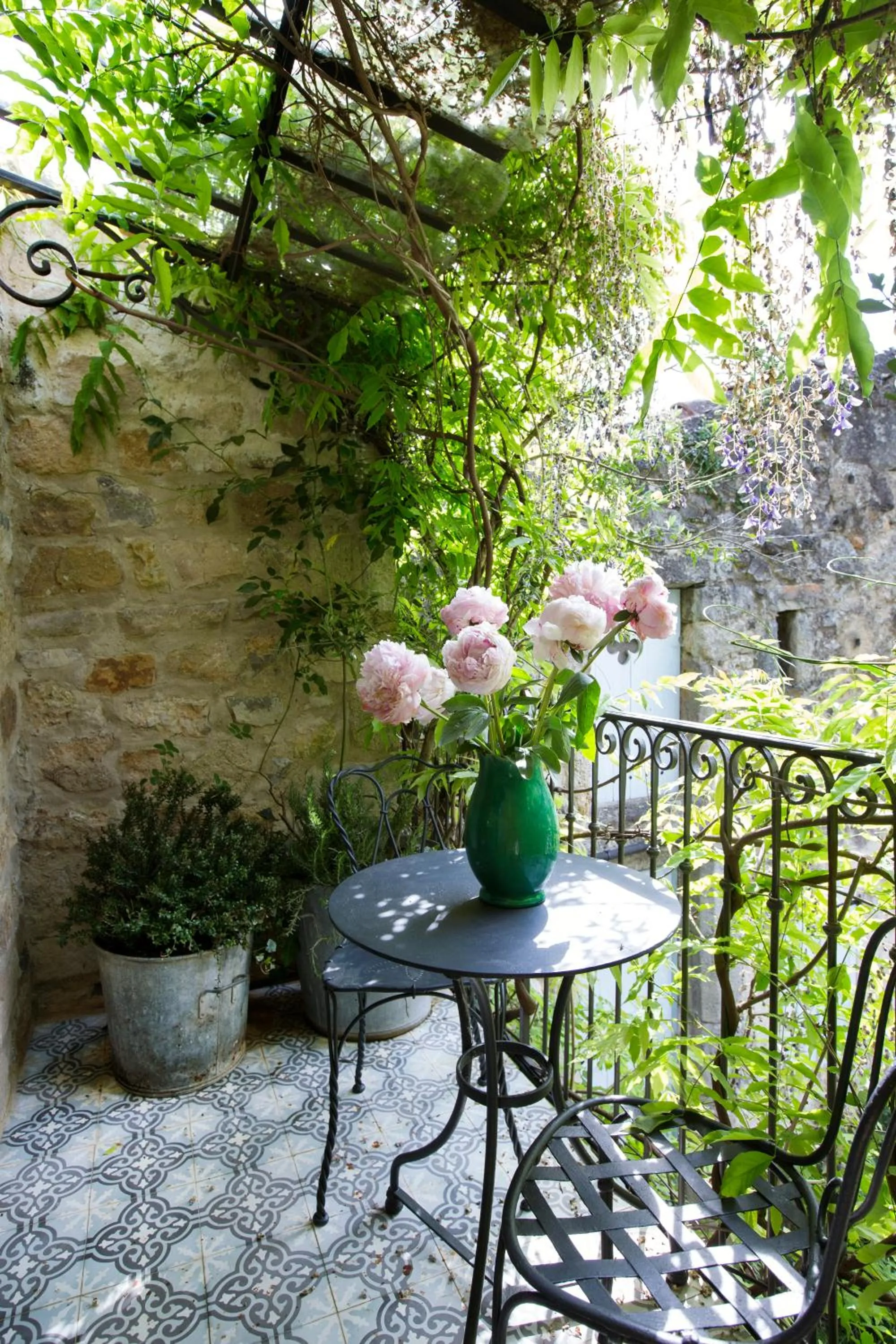Balcony/Terrace in Auberge de Banne