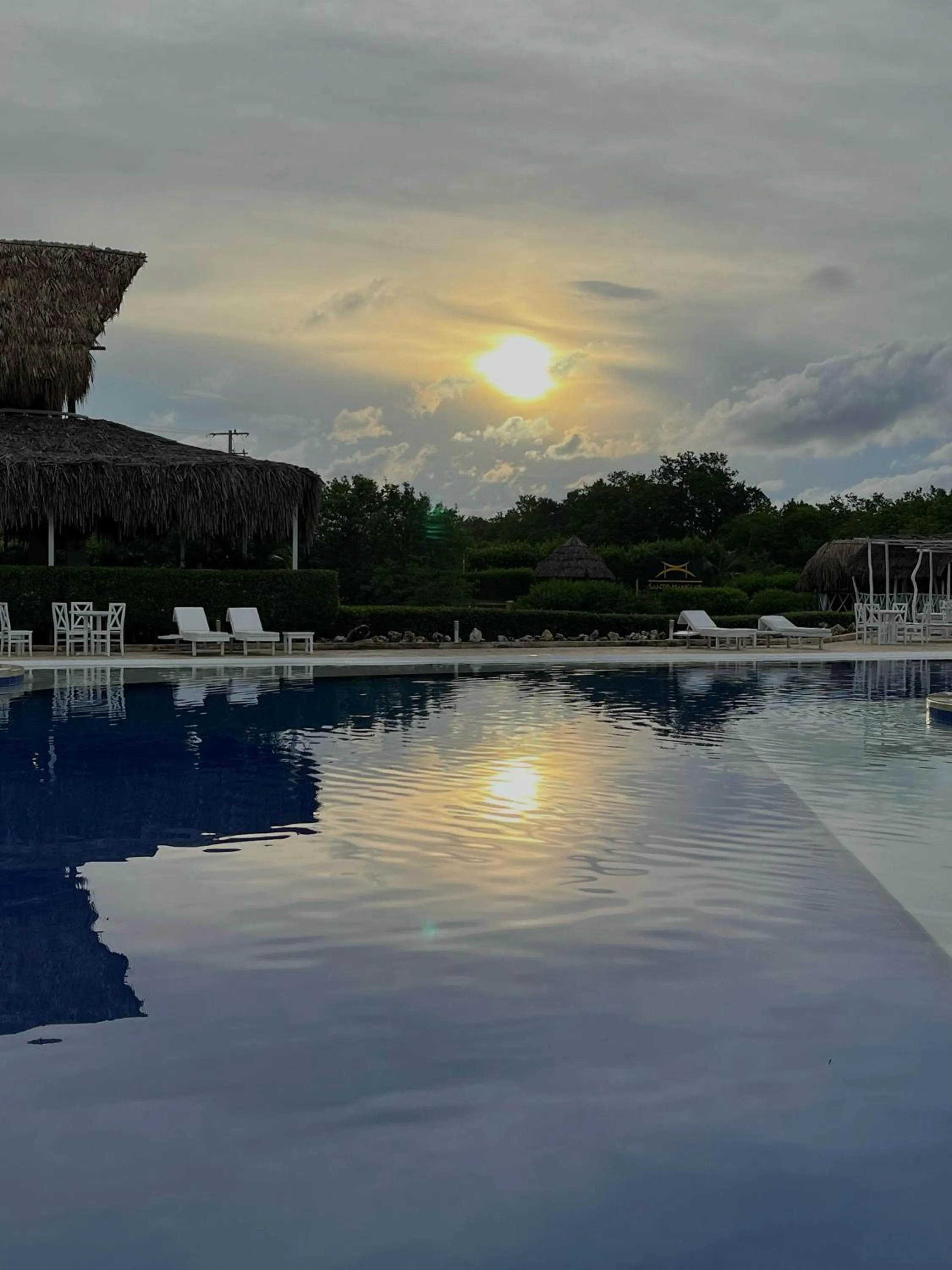 Sunset in Santo Manglar Cartagena Life Wellness Spa Hotel