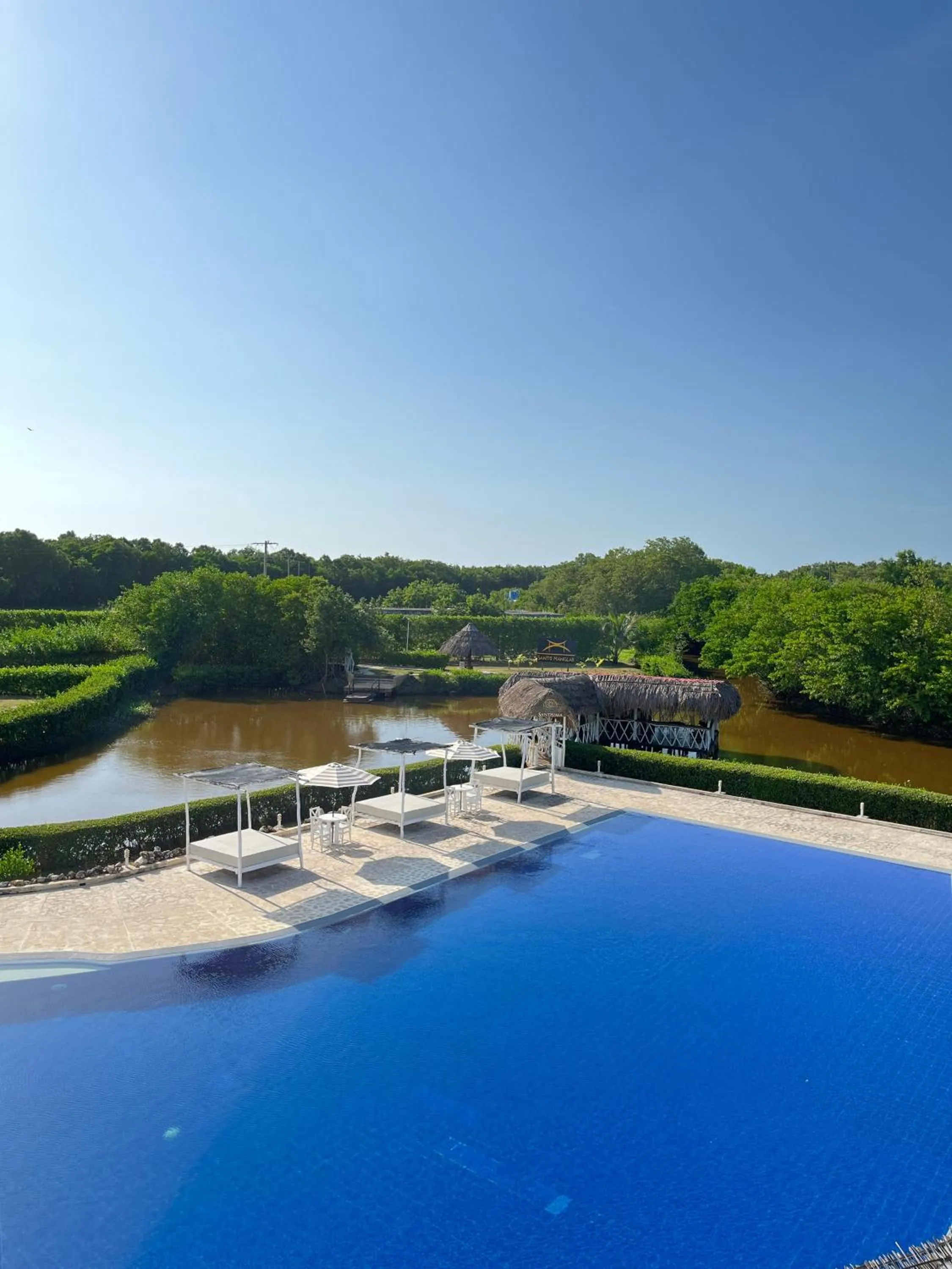 Bird's eye view in Santo Manglar Cartagena Life Wellness Spa Hotel