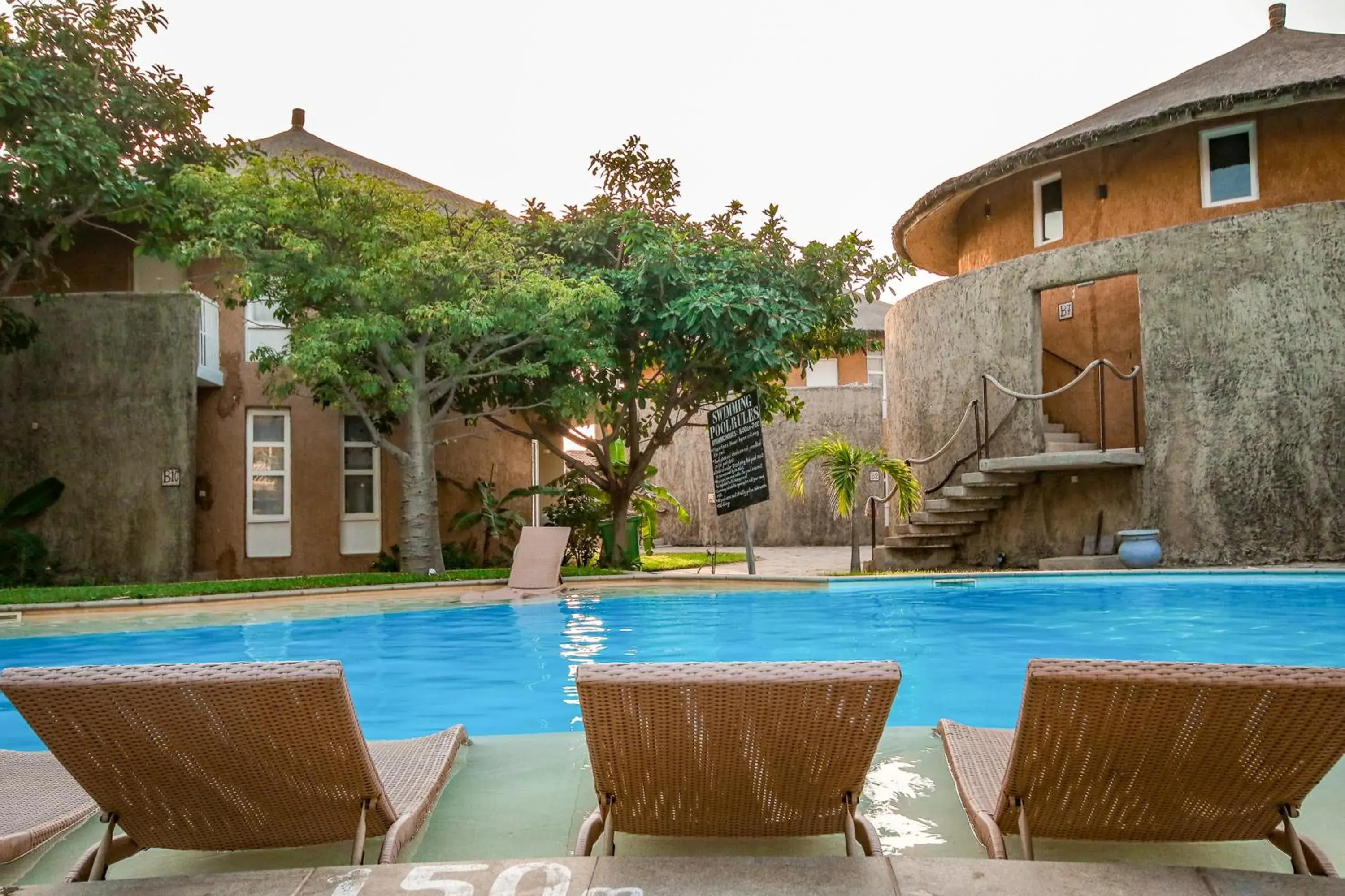 Swimming pool in Balafon Beach Resort Swimming pool in Balafon Beach Resort
