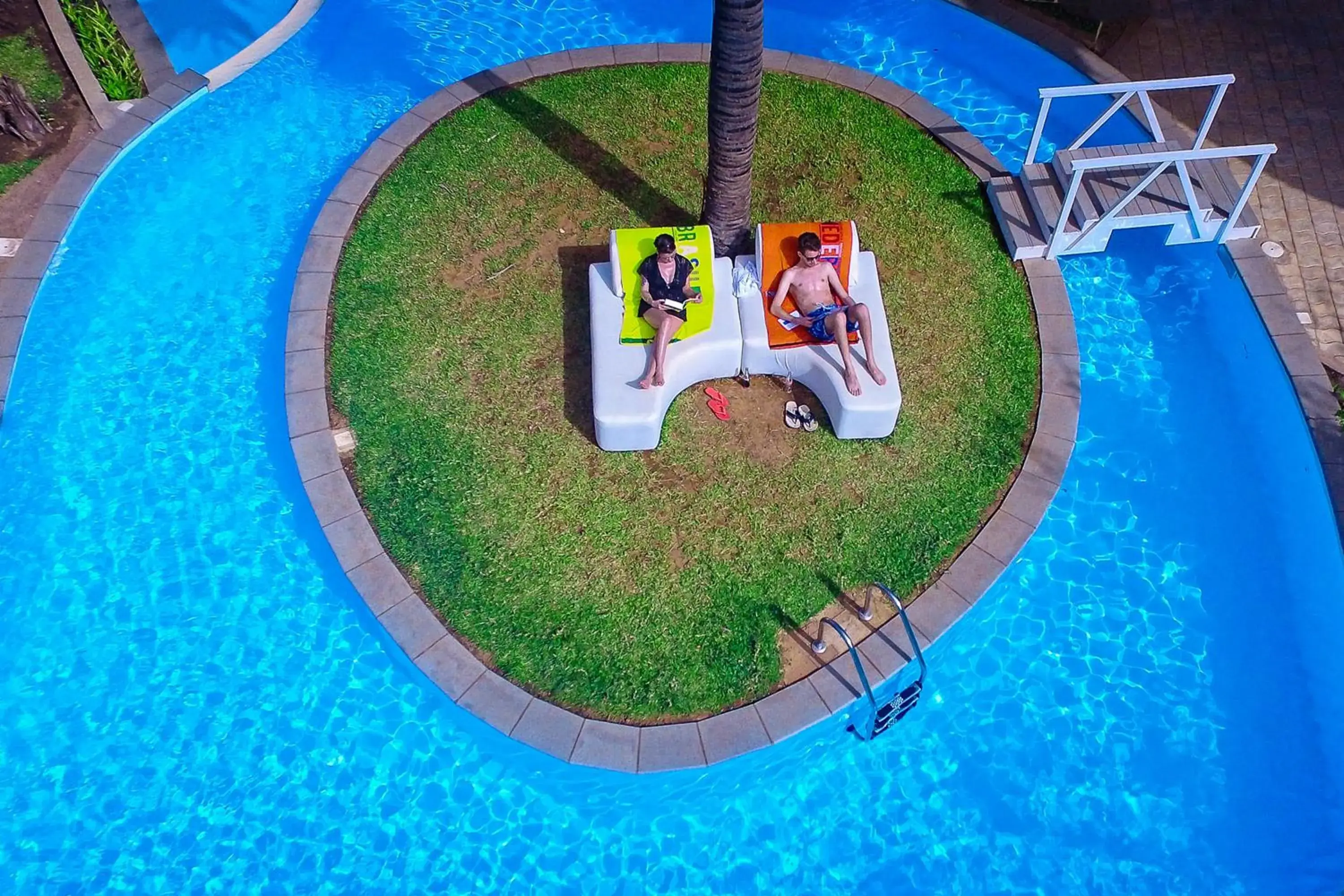 Pool view in Balafon Beach Resort Pool view in Balafon Beach Resort