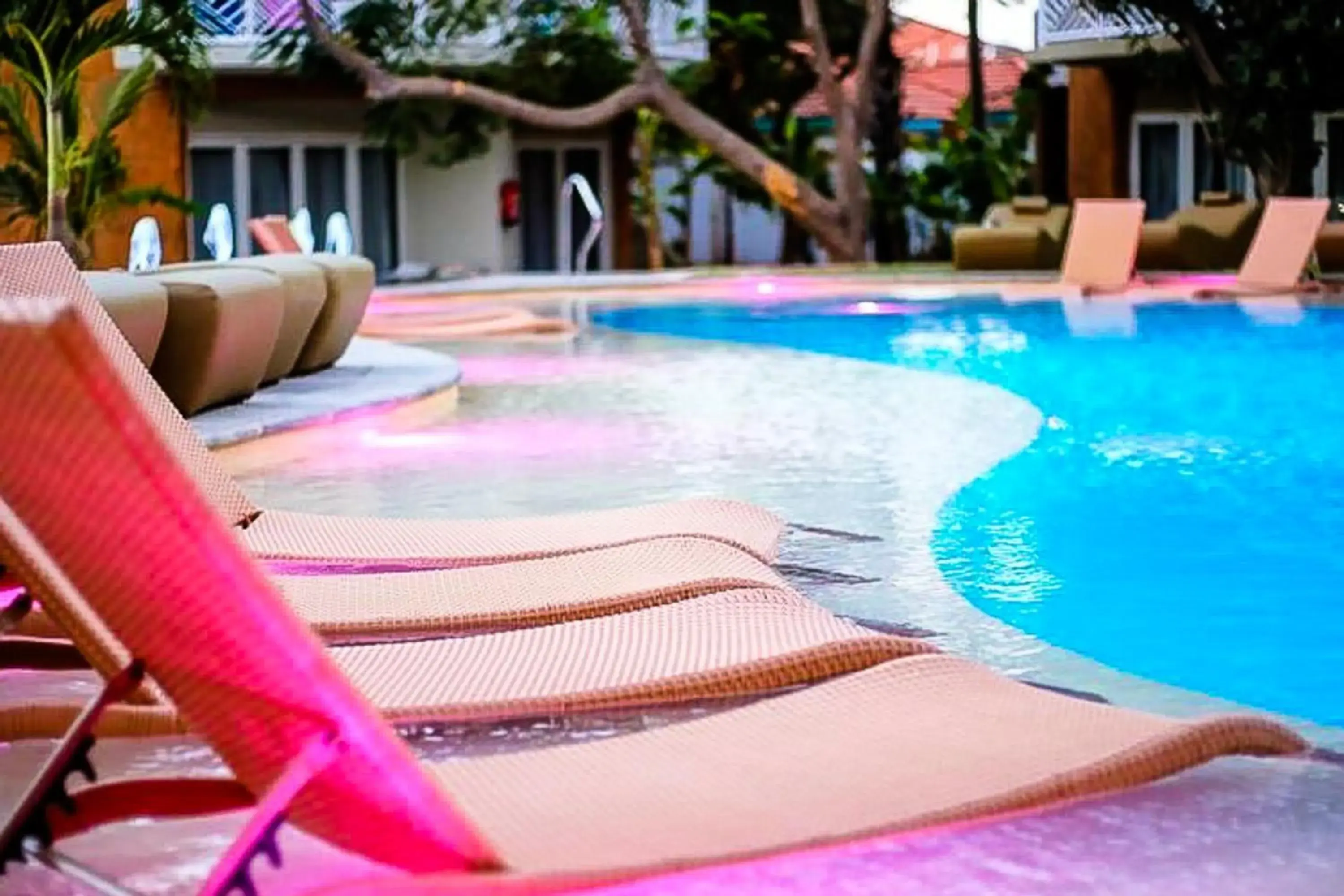 Pool view in Balafon Beach Resort Pool view in Balafon Beach Resort