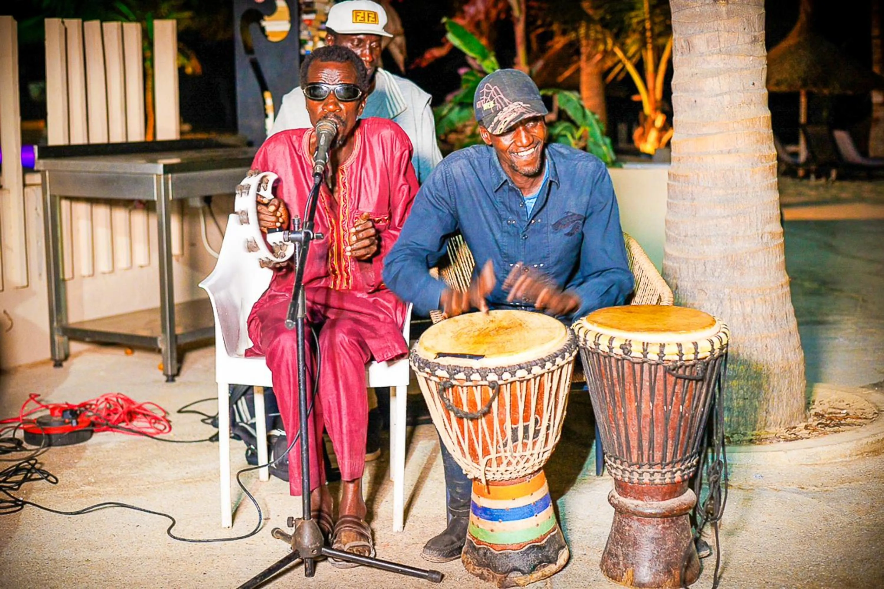 Evening entertainment in Balafon Beach Resort