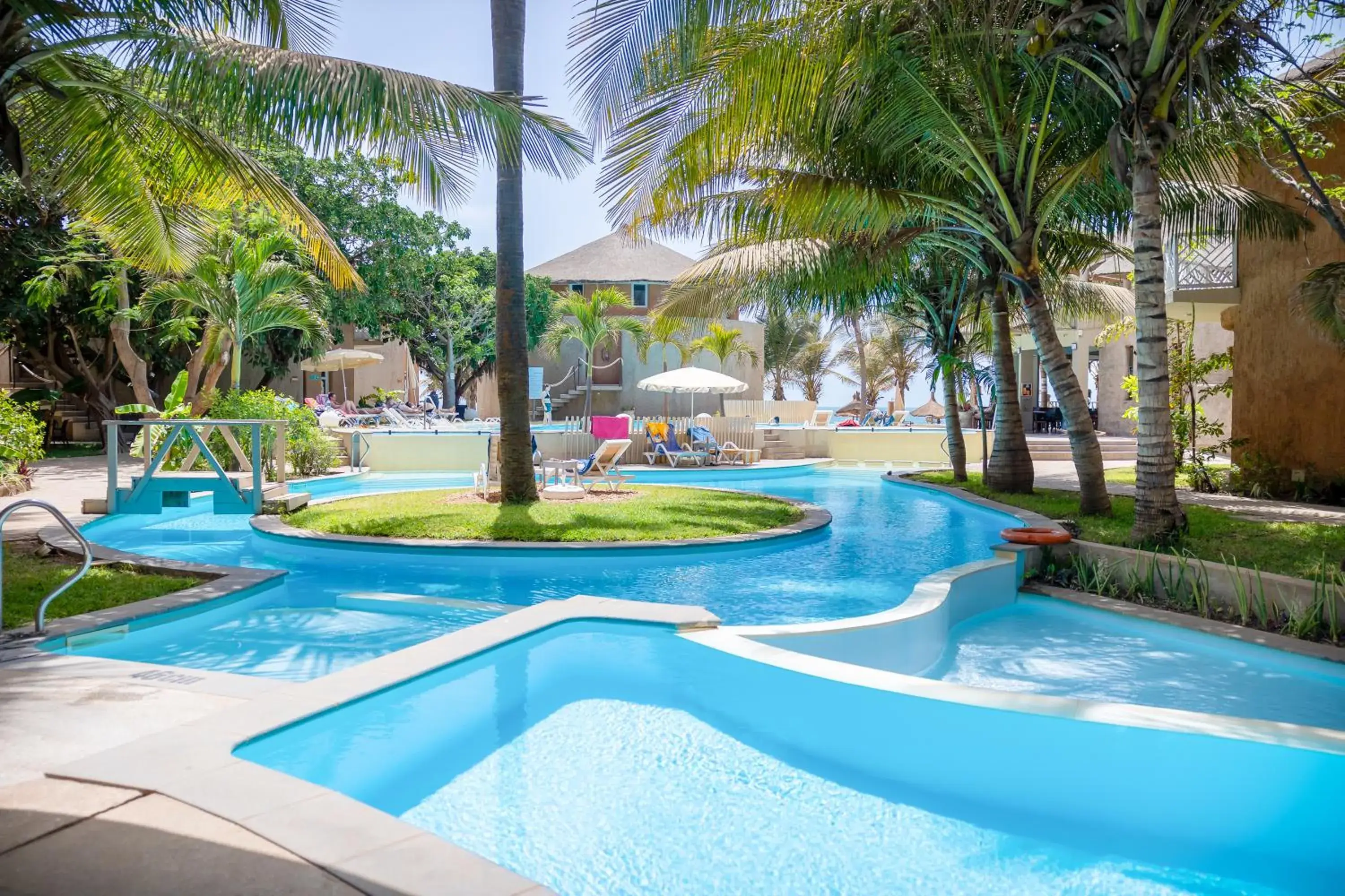 Pool view in Balafon Beach Resort Pool view in Balafon Beach Resort