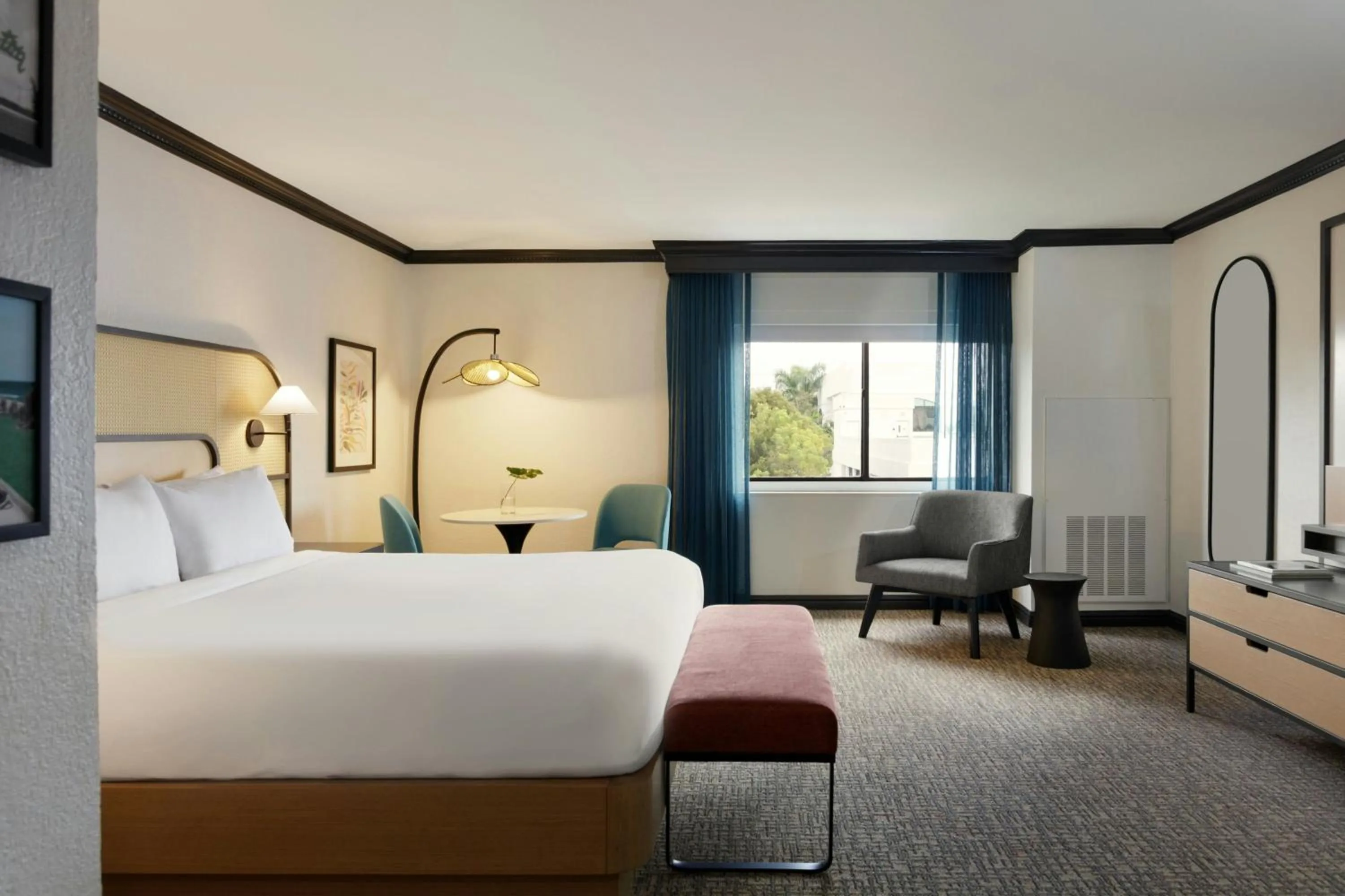 Bedroom, Bed in Renaissance Boca Raton Hotel