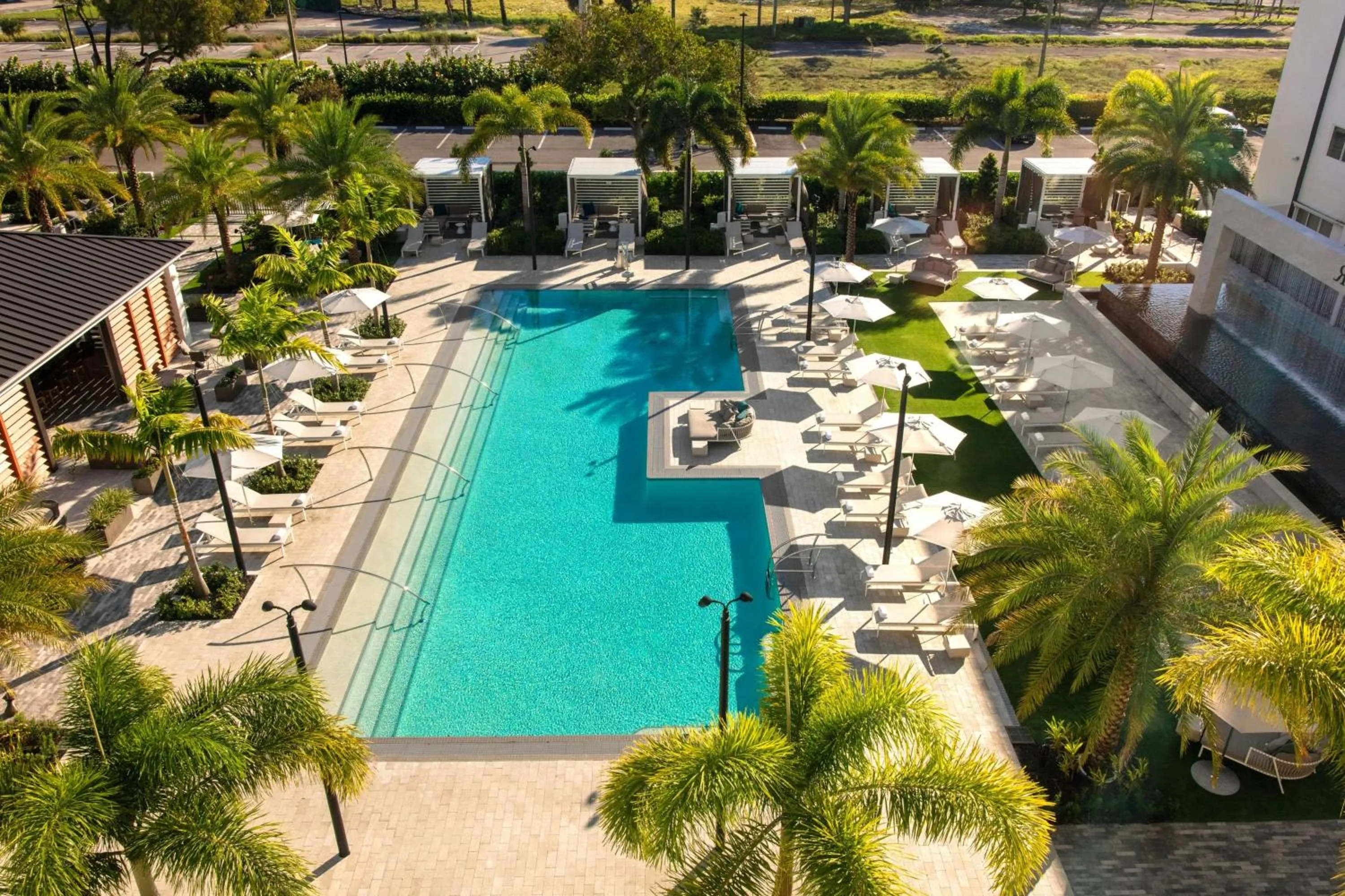 Swimming pool in Renaissance Boca Raton Hotel