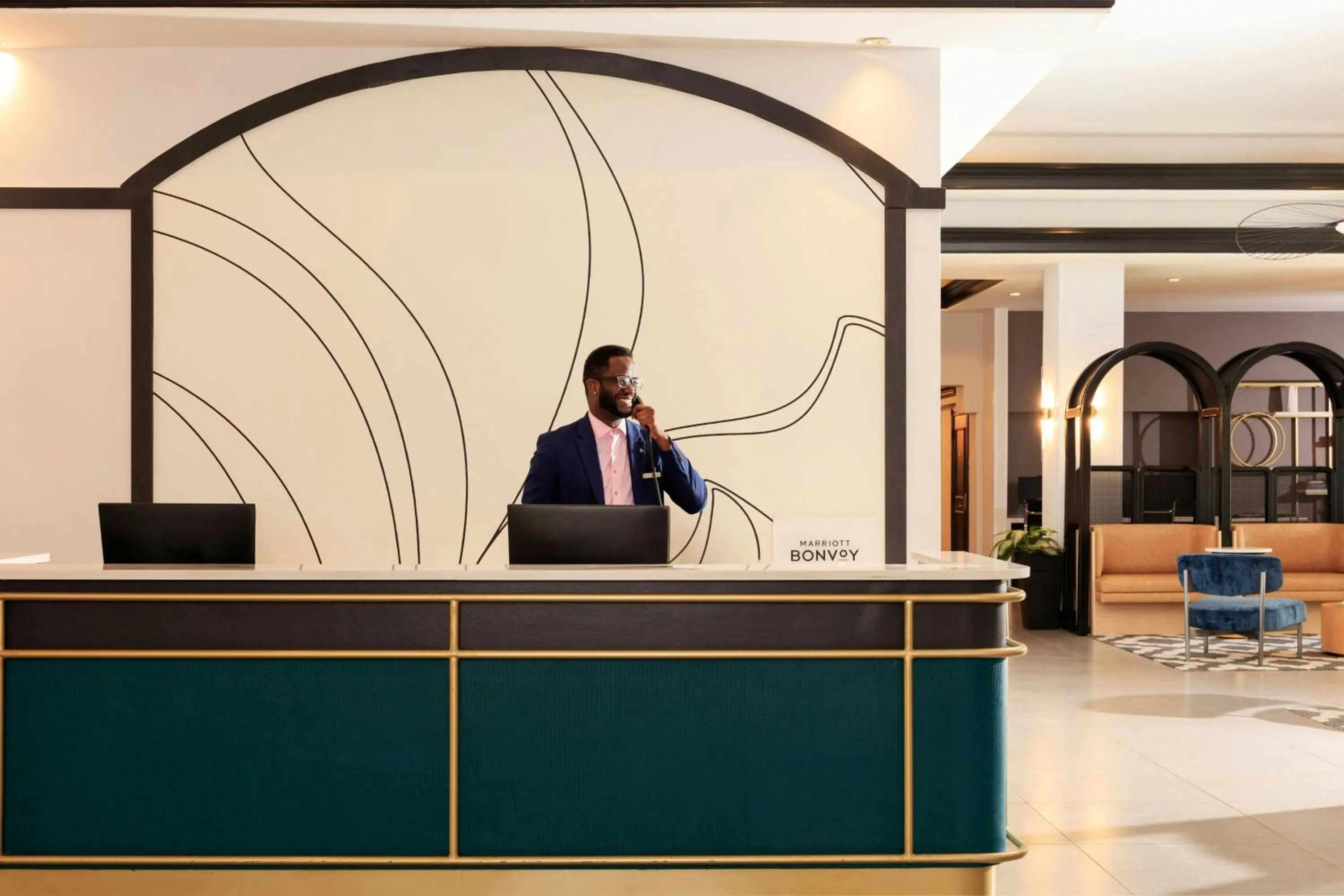 Lobby or reception in Renaissance Boca Raton Hotel