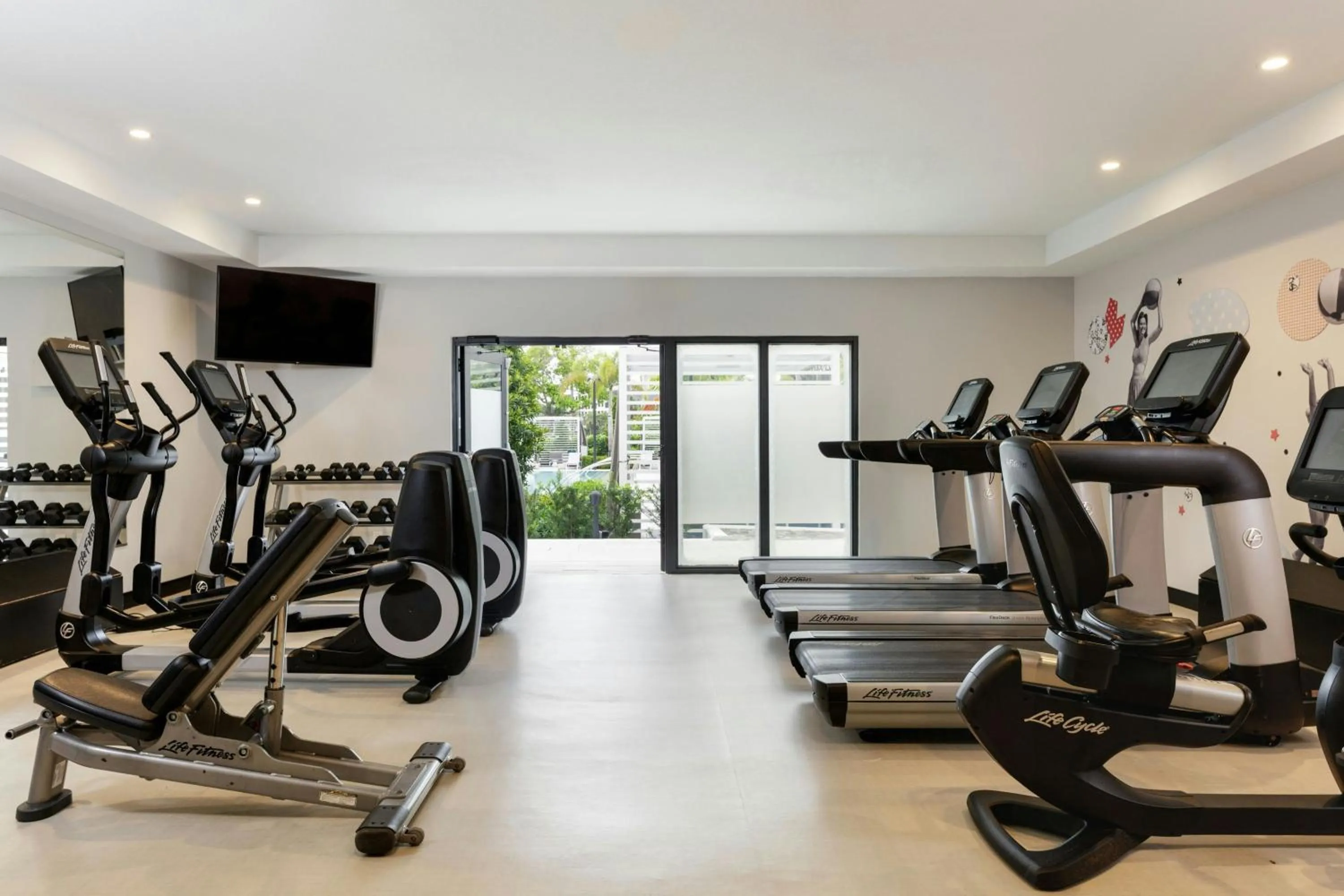 Fitness centre/facilities in Renaissance Boca Raton Hotel