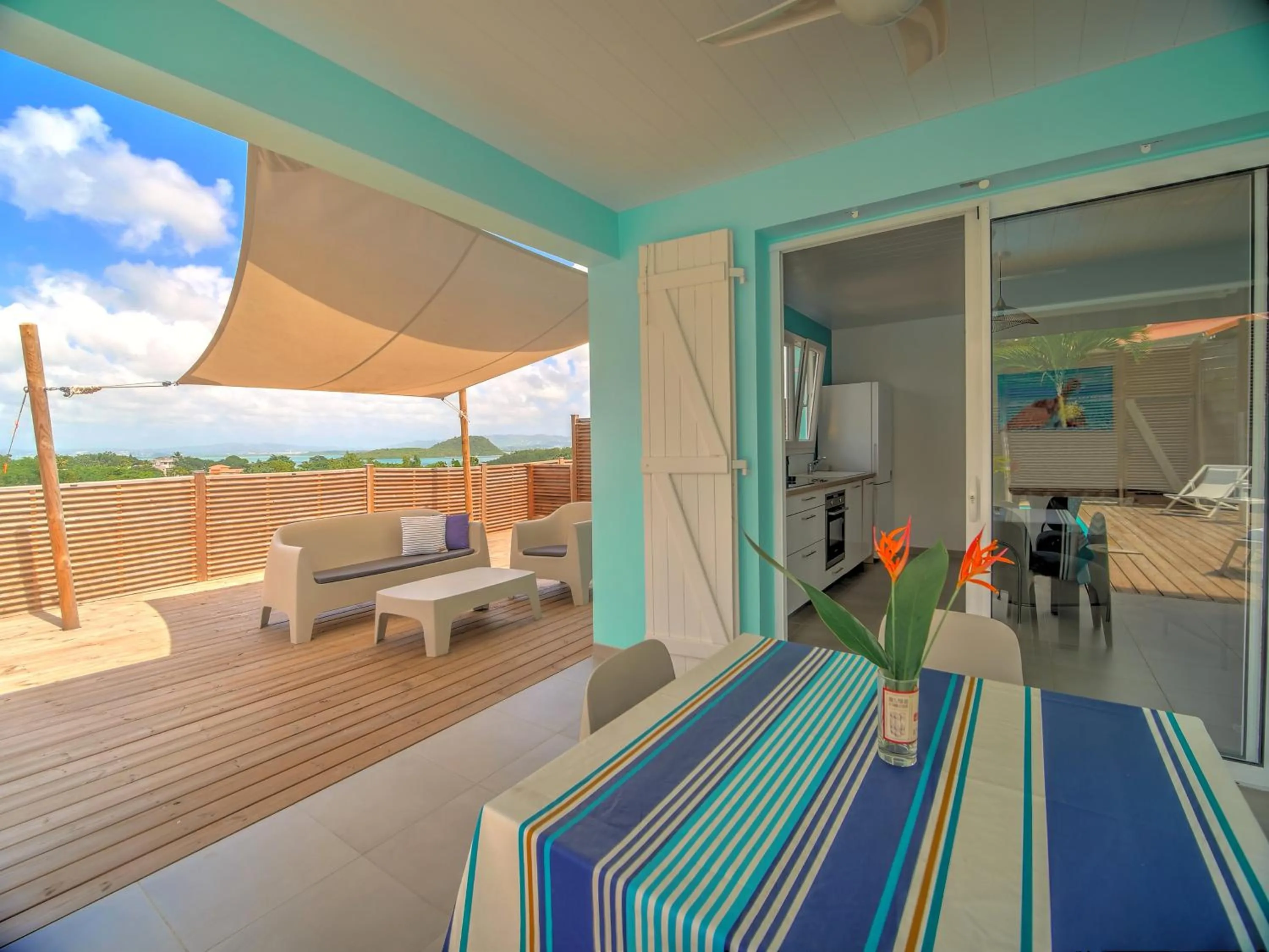 Balcony/Terrace in SeaCove & SeaSide Villas, classées 4 étoiles