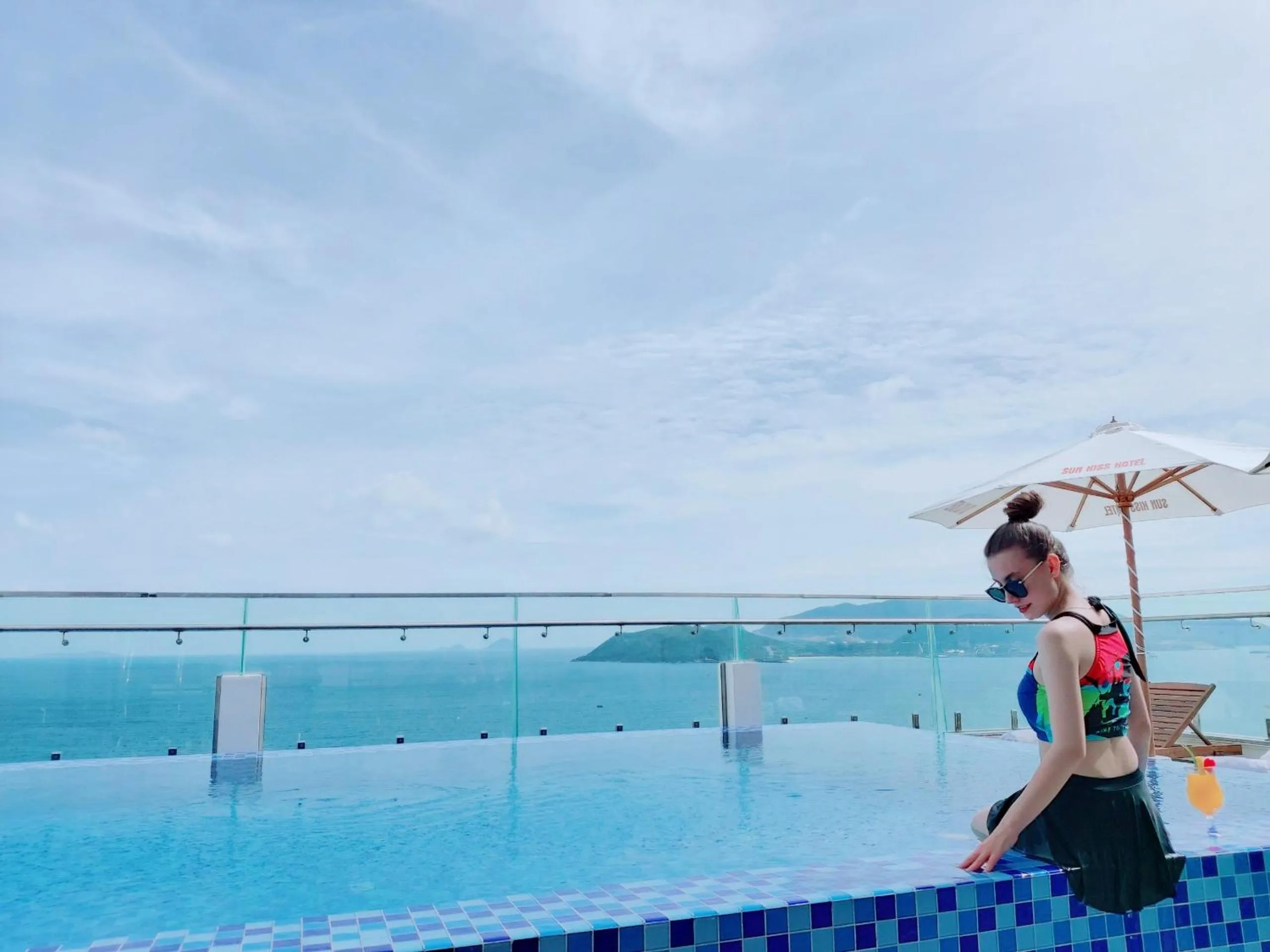 Swimming pool in Sun Kiss Hotel