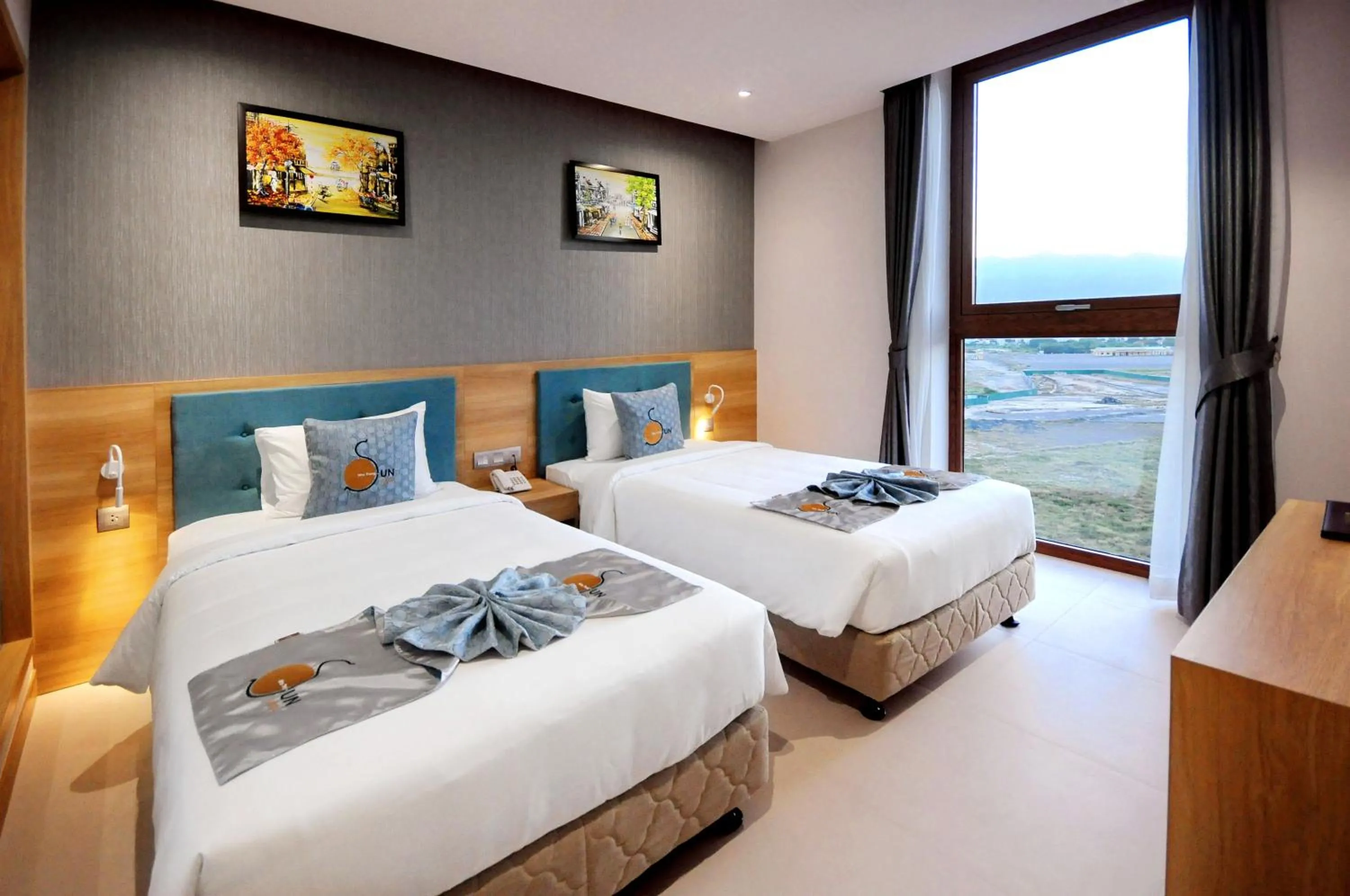 Photo of the whole room, Bed in Sun Kiss Hotel