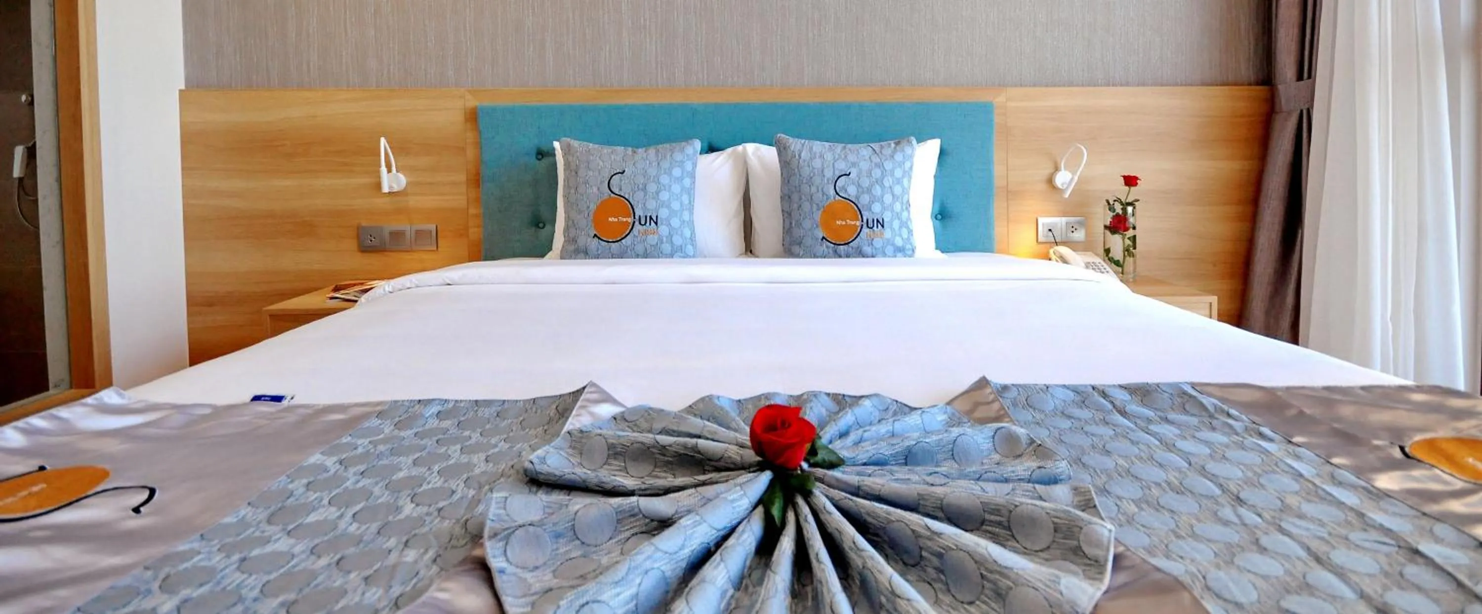 Bed in Sun Kiss Hotel