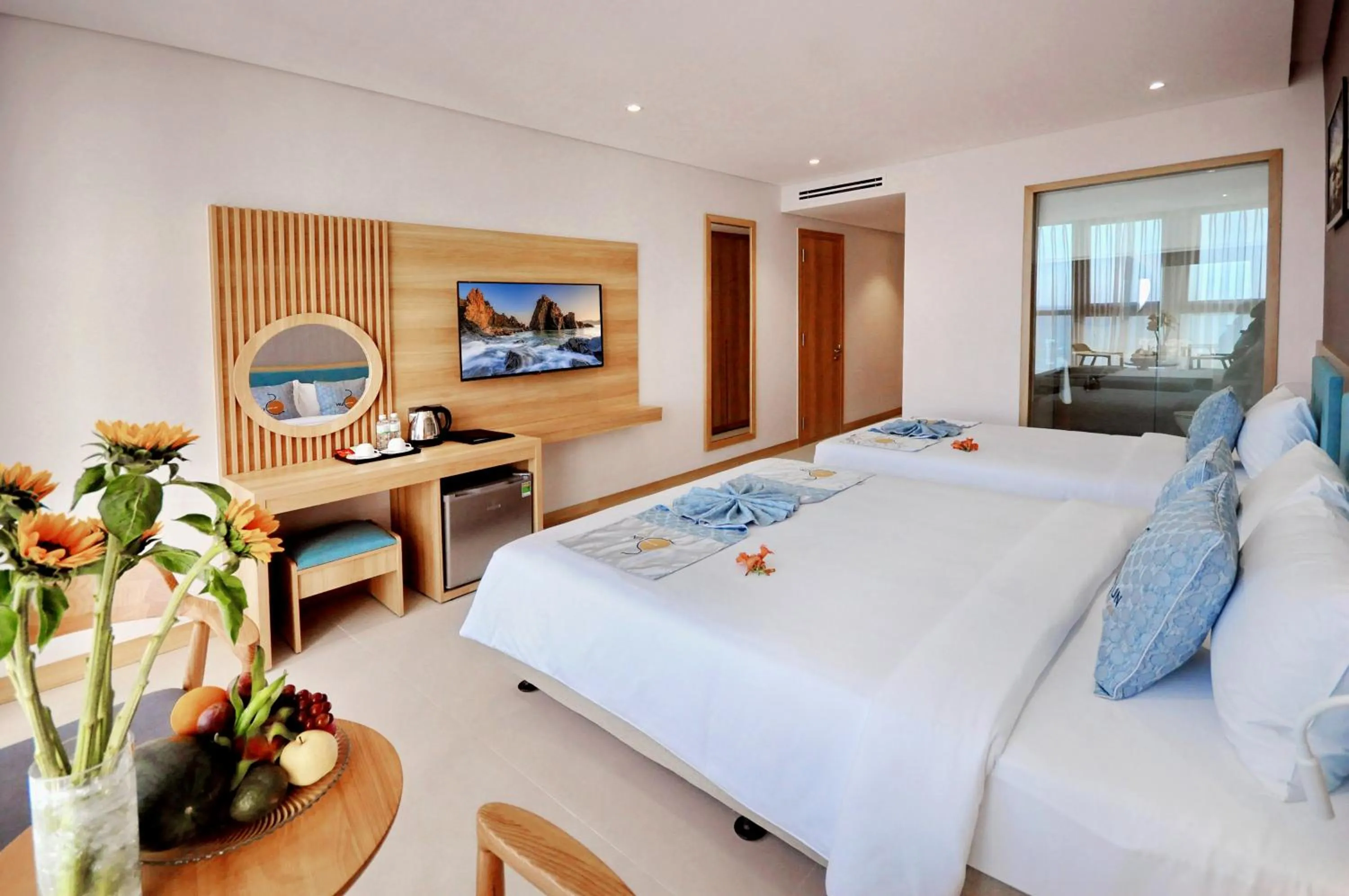 Photo of the whole room, Bed in Sun Kiss Hotel